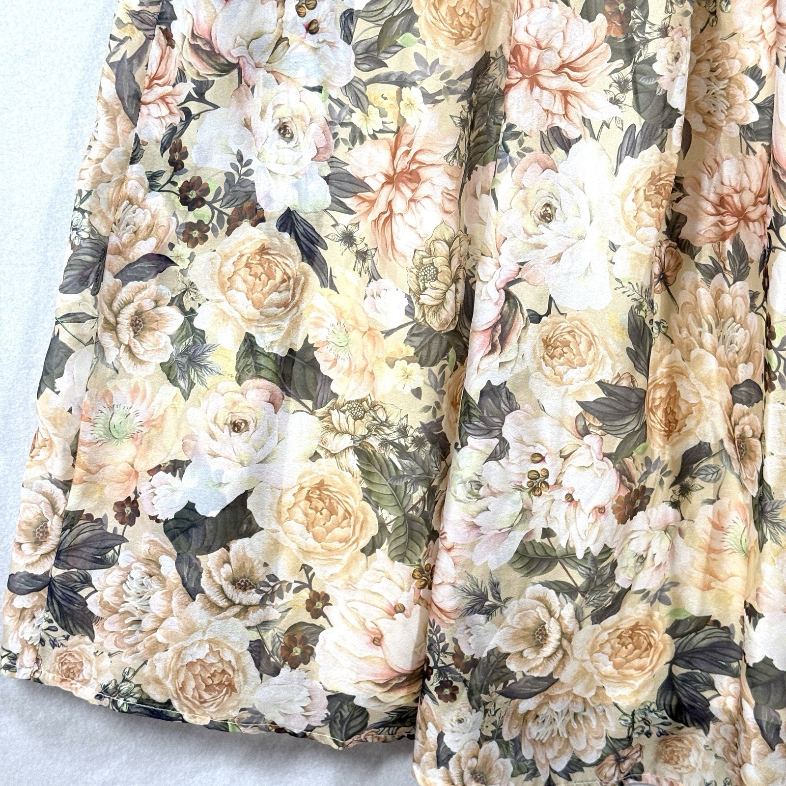 Worth Collective Dress Medium Harlow Maxi Floral Bump Friendly Cottage Garden