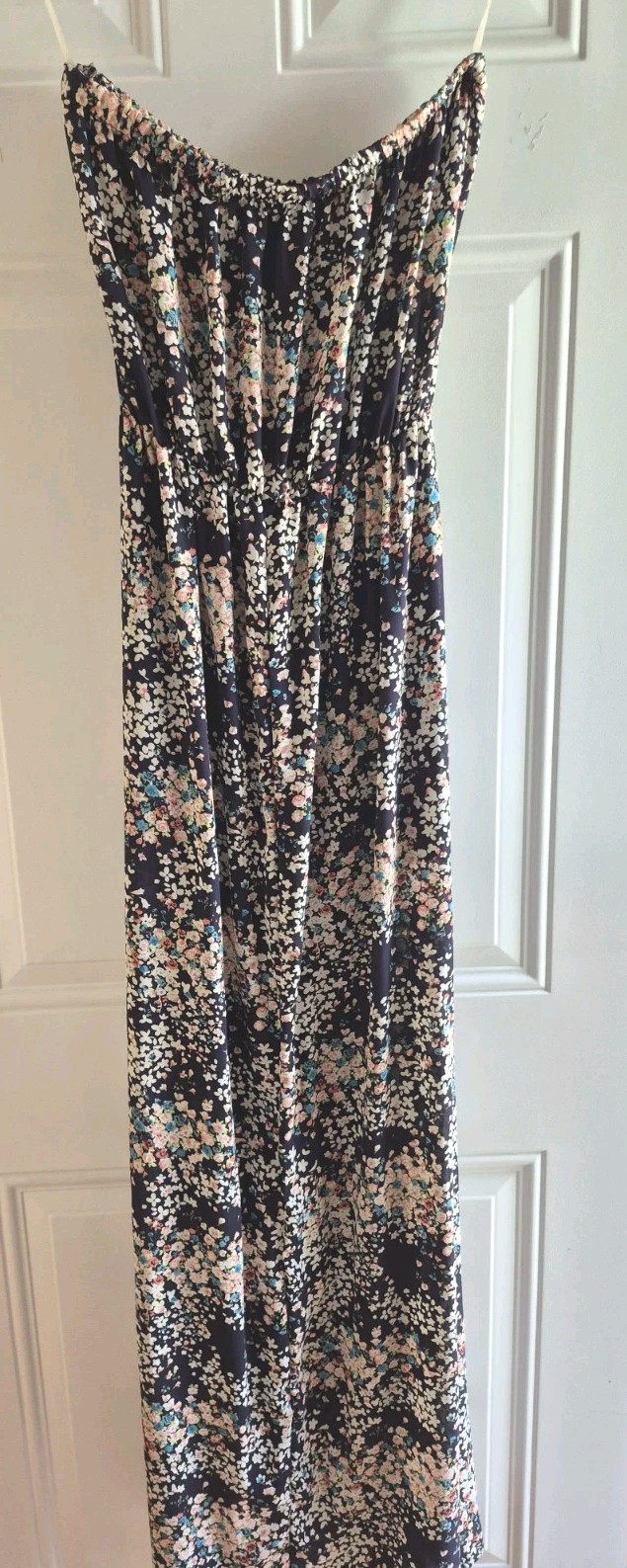 CREPAS Maxi Strapless Sundress – M – Blouson Top w/Elasticized Waist, Lining