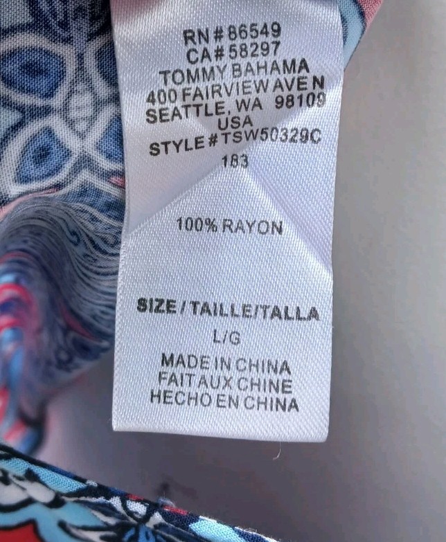 Tommy Bahama L Halter Sleeveless Jumper Paisley Rayon Pants Summer Romper Cruise