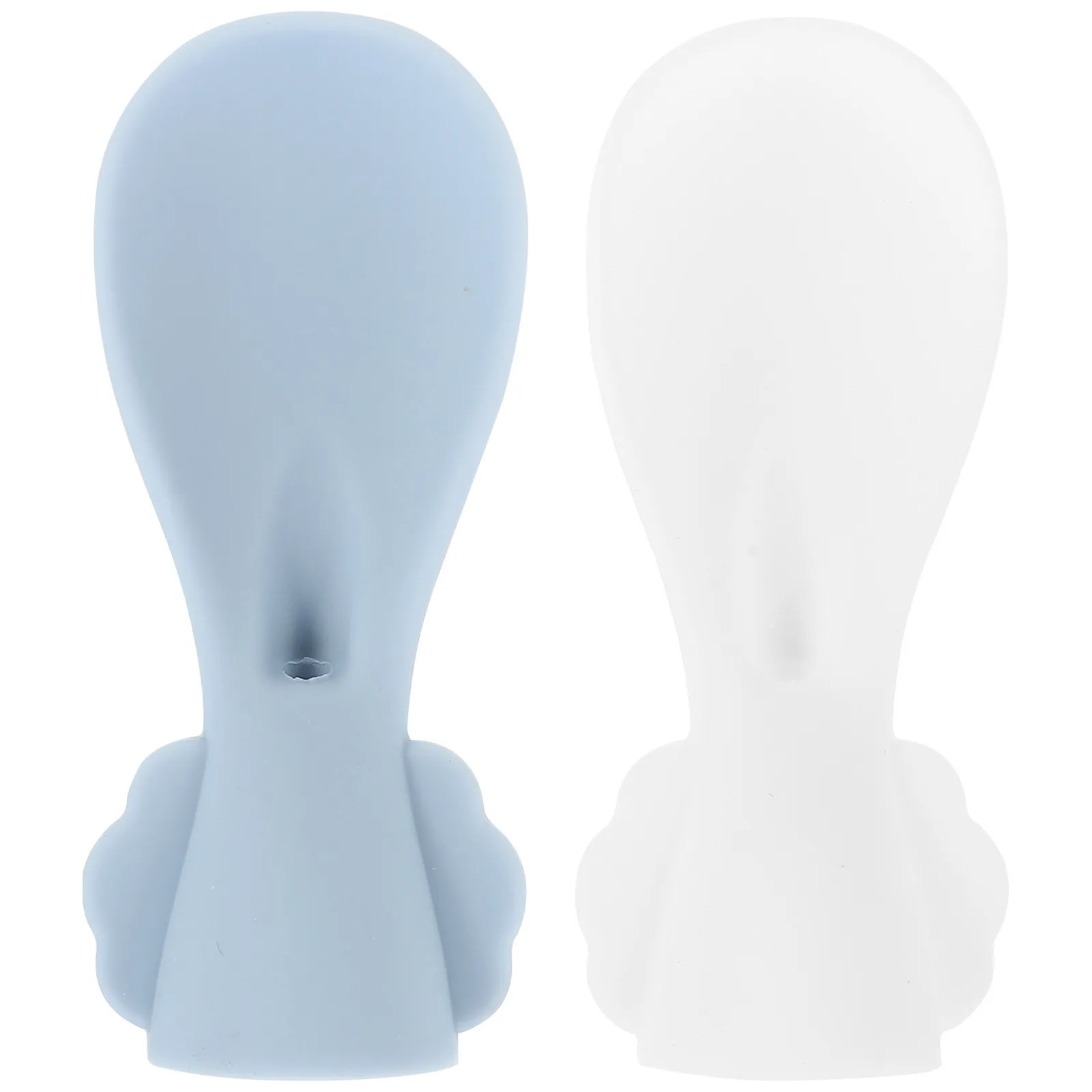 2Pcs Silicone Baby Food Pouch Squeeze Spoon