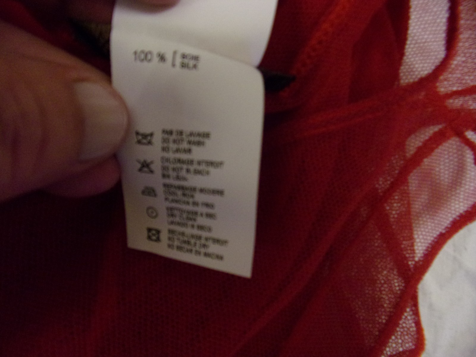 Plein Sud Red Silk & Mesh Top Slip Dress 38/6 Sexy Y2K shows alot of Skin