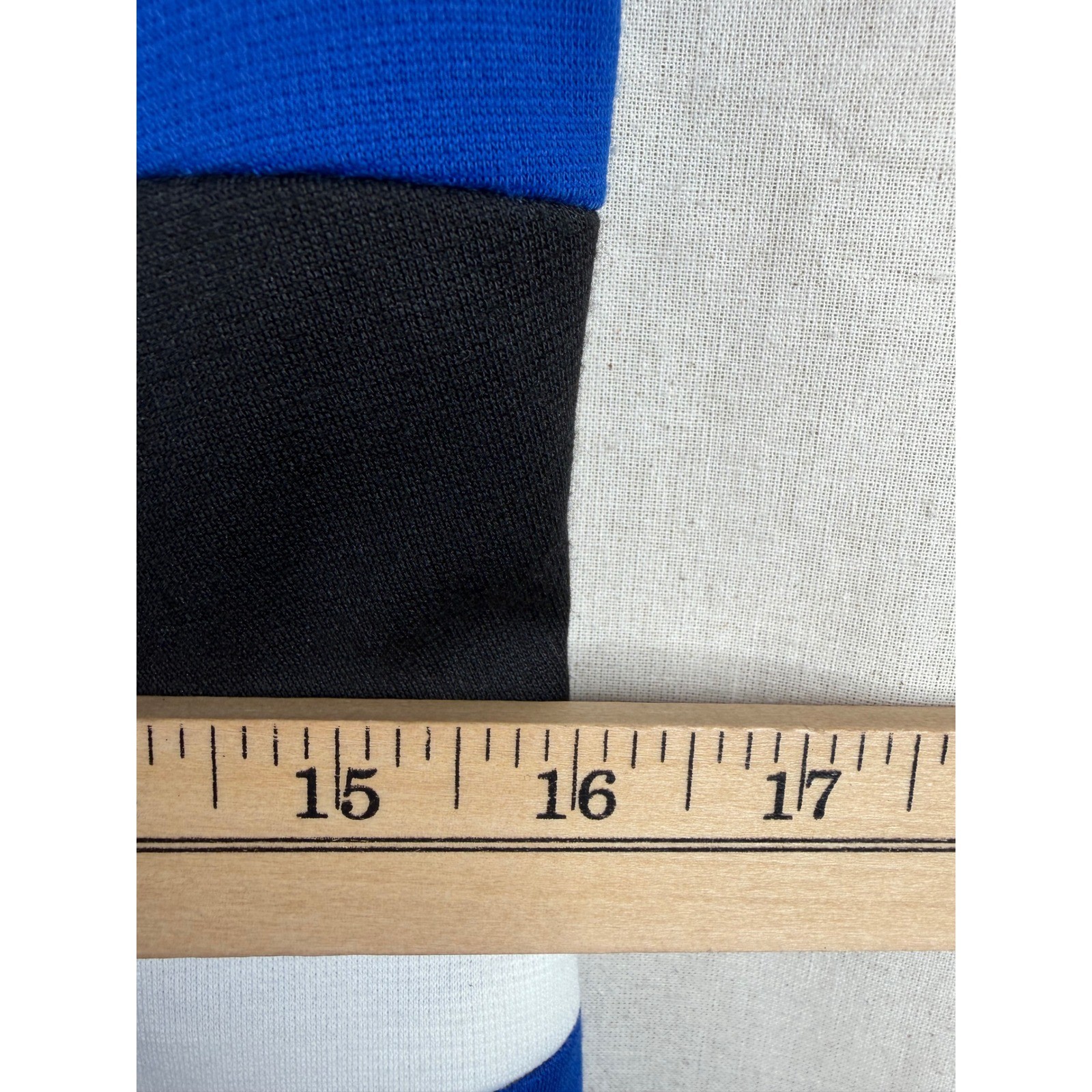 Sandra Darren Striped Sleeveless Dress size 10 Black/Blue/White