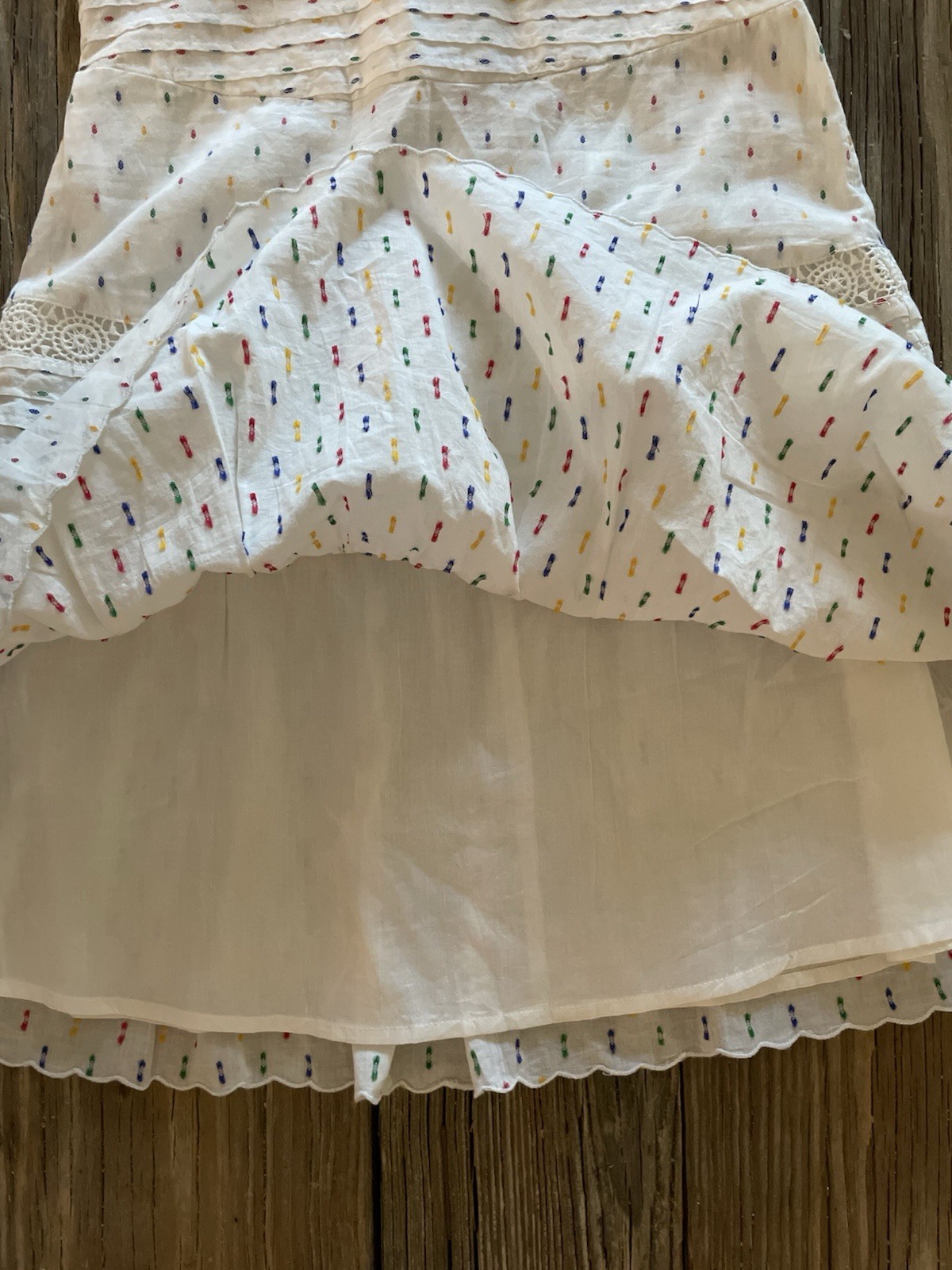 Never A Wallflower Elle Short Dress White Multi SZ XS