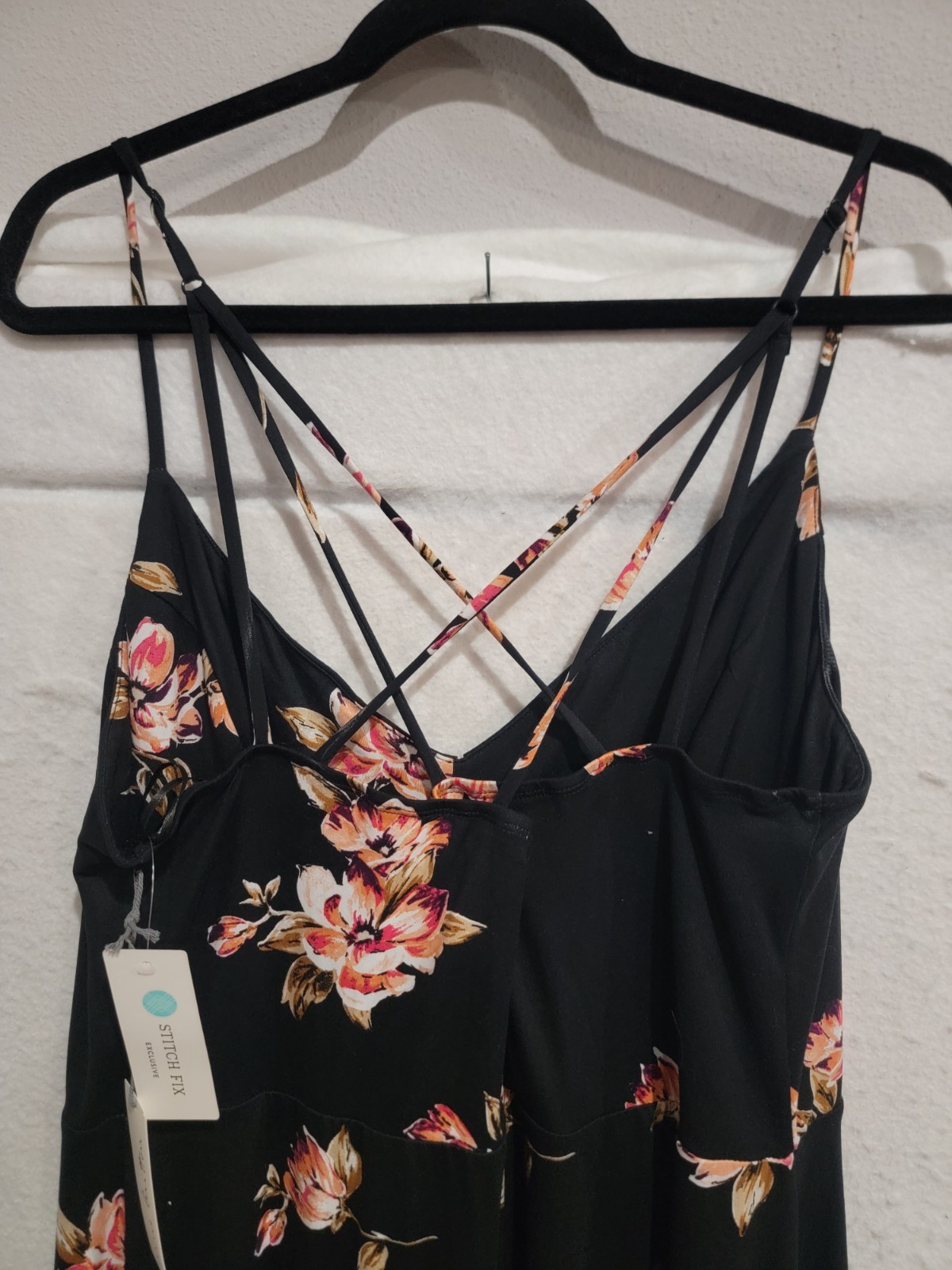 Nine Britton NWT Floral Strappy Back Maxi Dress Stitch Fix Exclusive XXL