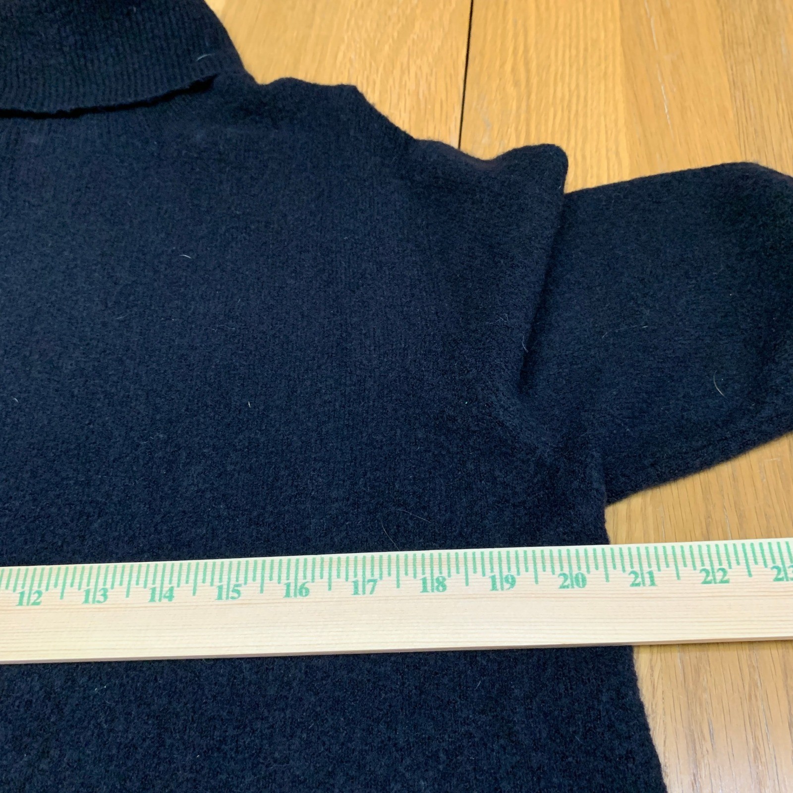 J. Crew Black Wool Blend Turtleneck Sweater Dress Long Sleeve Size Large NWT