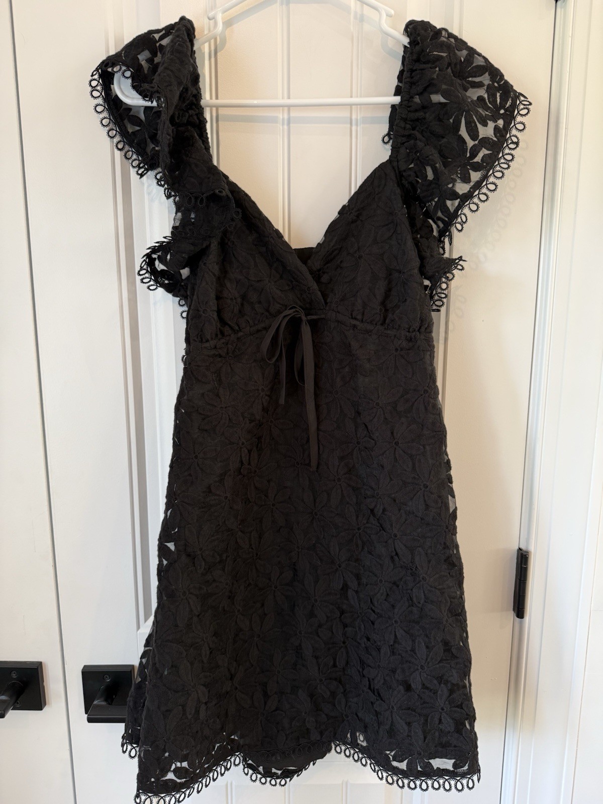 Lost + Wander Women’s Madonna Mini Dress Black Lace Small New With Tags