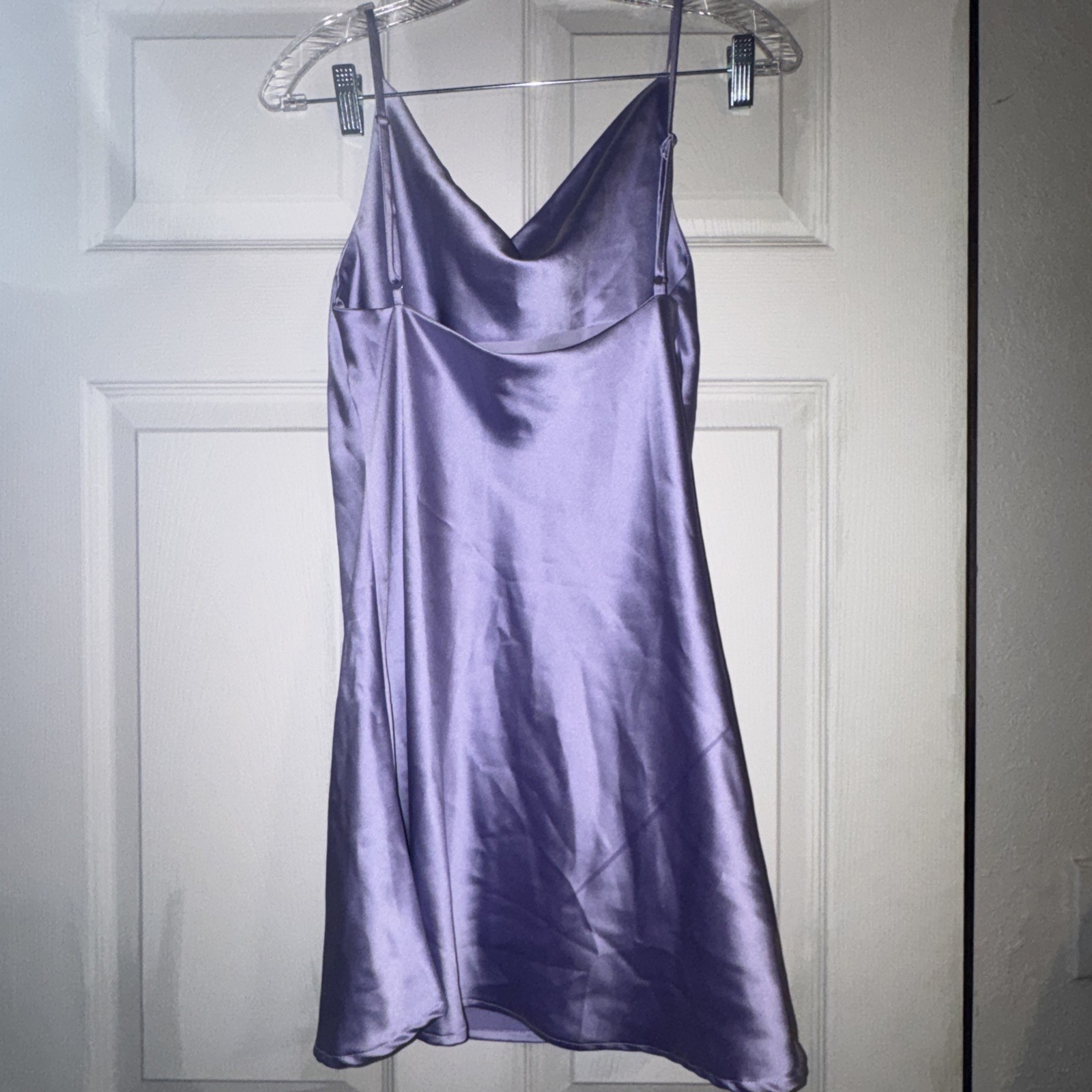 BuddyLove Celine Purple Mini Slip Dress Size S See Pictures For Bottom Back