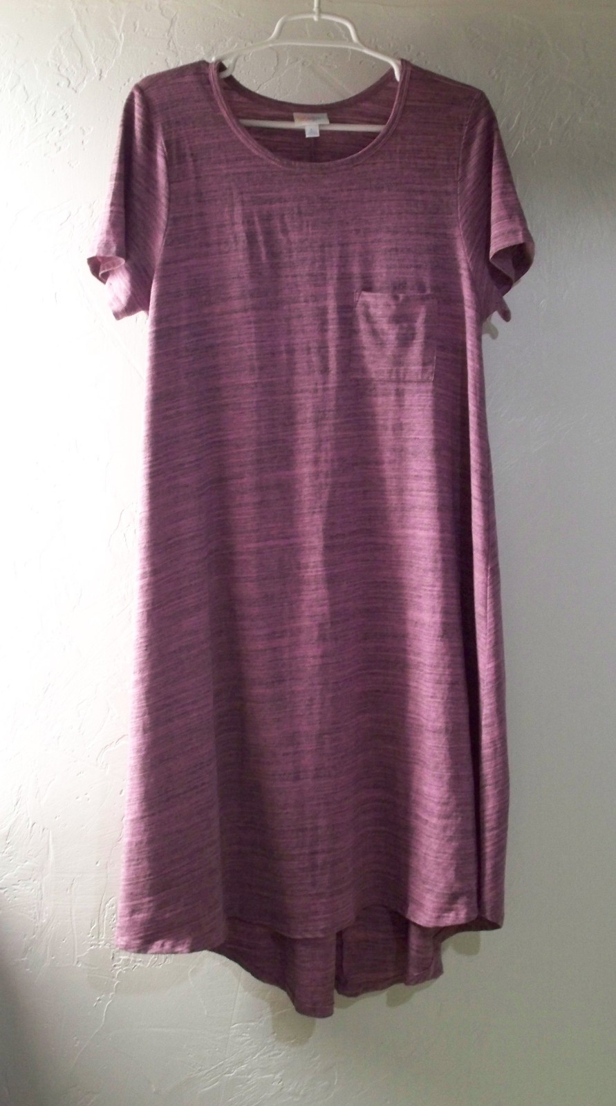 2 – NEW LulaRoe Comfort Carly SS Midi Dress size L – NWOT Both Cotton Blend