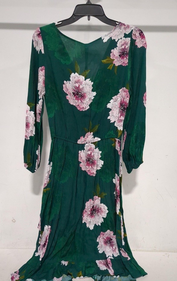 Anthropologie Plenty by Tracy Reese Aleah Floral Ruffle Dress Size Small $158