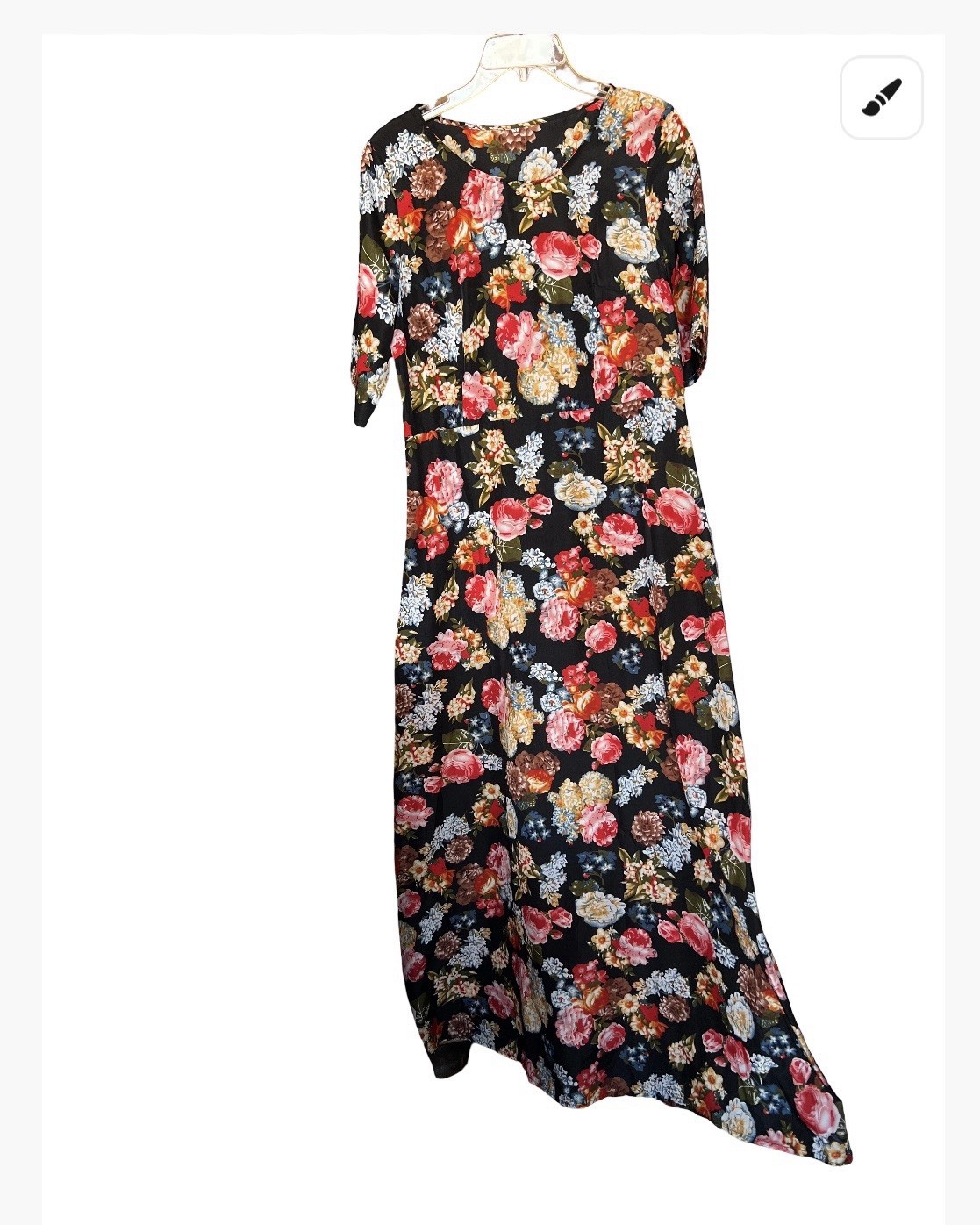 Beautiful Floral Maxi Dress! Size XL Please check measurements