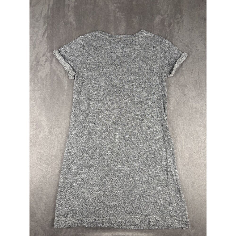 Lou & Grey Heather Gray Knit T-Shirt Midi Dress XS