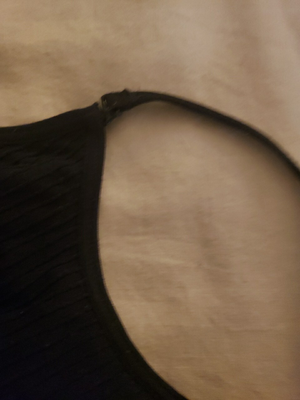 Black Ribbed Open Back Catsuit Forever 21 Sz M