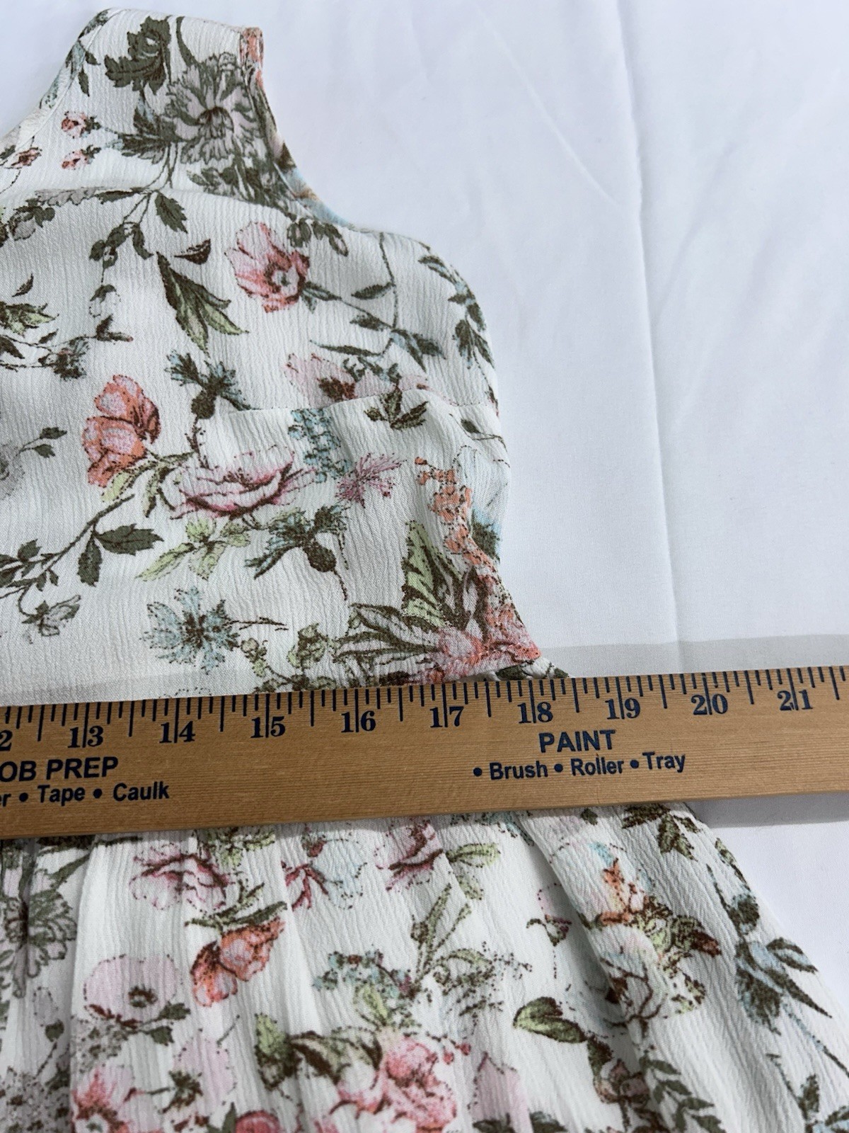 Frye Button Front Midi Dress Large Floral CottageCore Prairie Garden Farm Boho