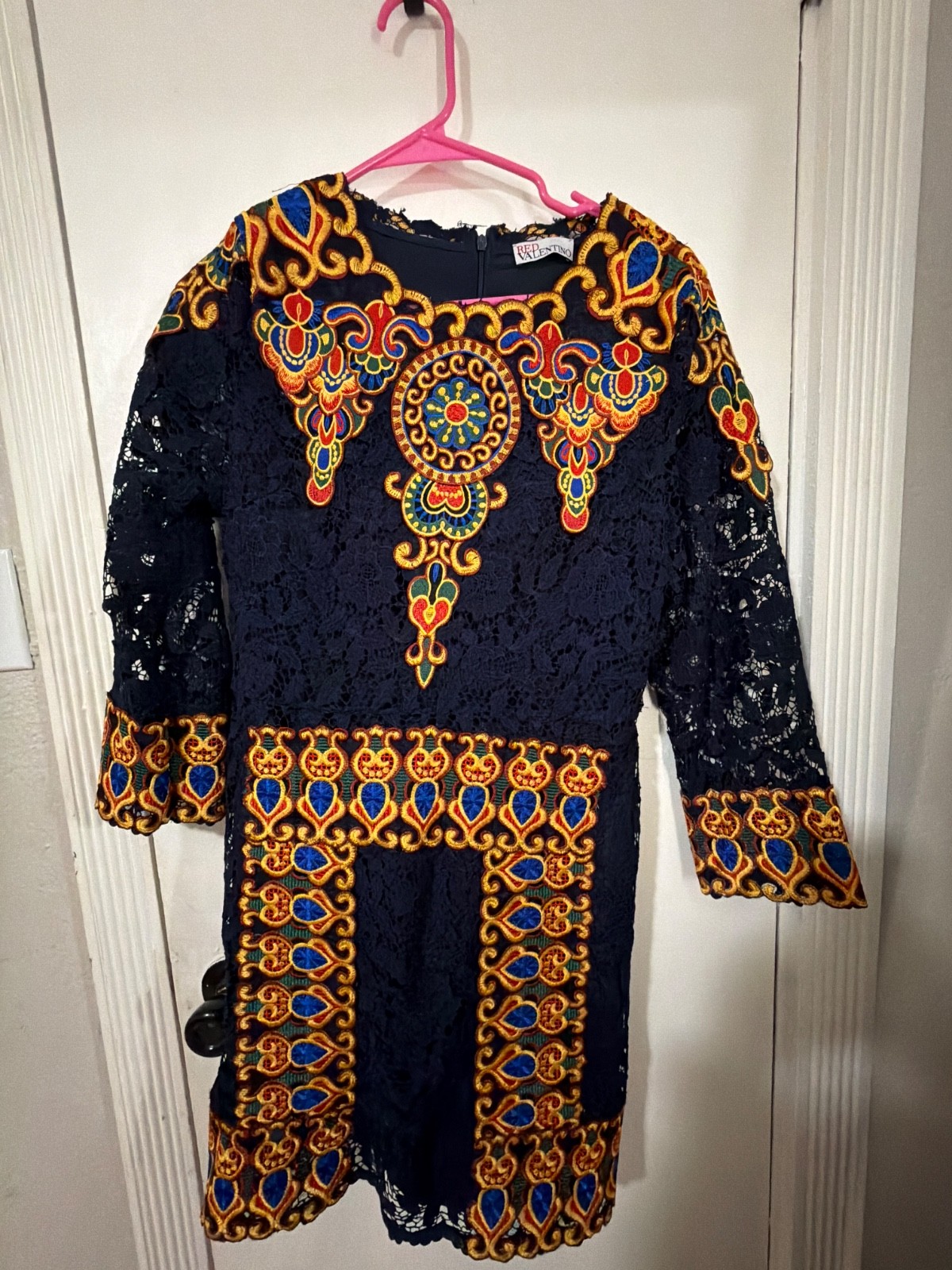 red valentino dress