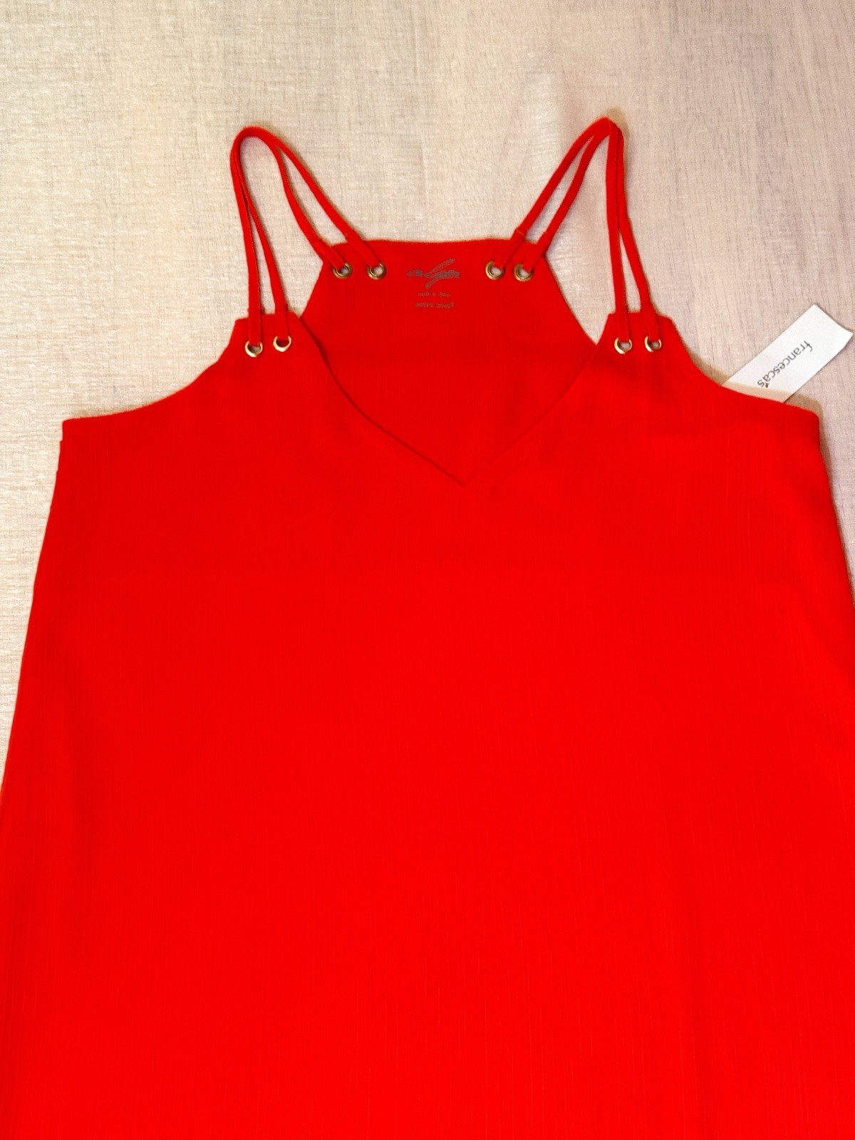 $44 XSmall Small ❤️ Stylish Francesca’s Chiffon Straight Red Dress Lined