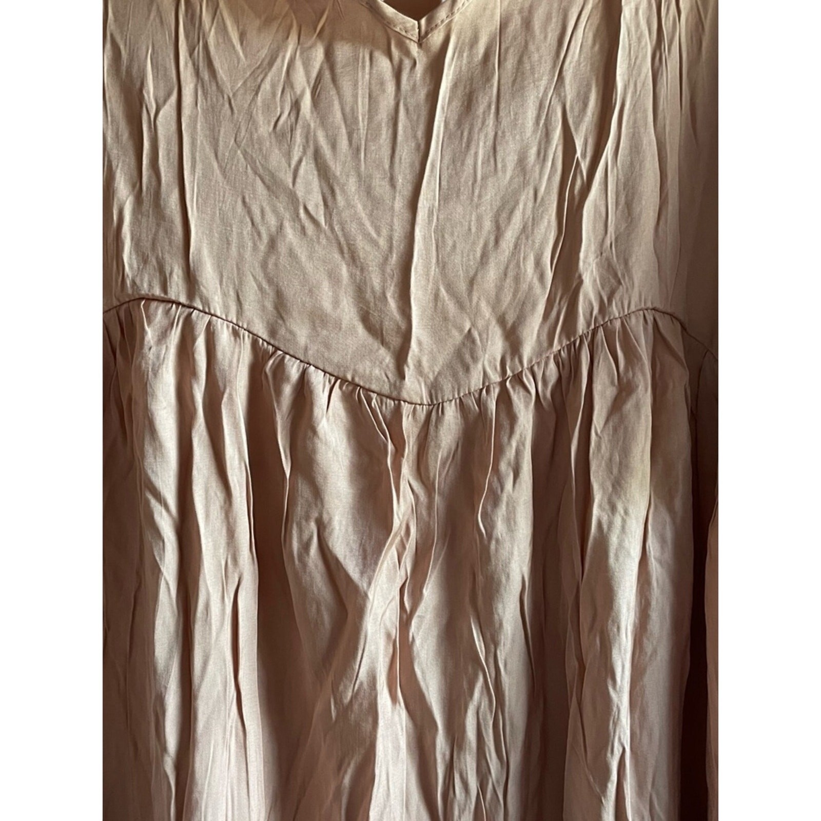 NWT! Peach Silky Dress Plus SIZE 4X