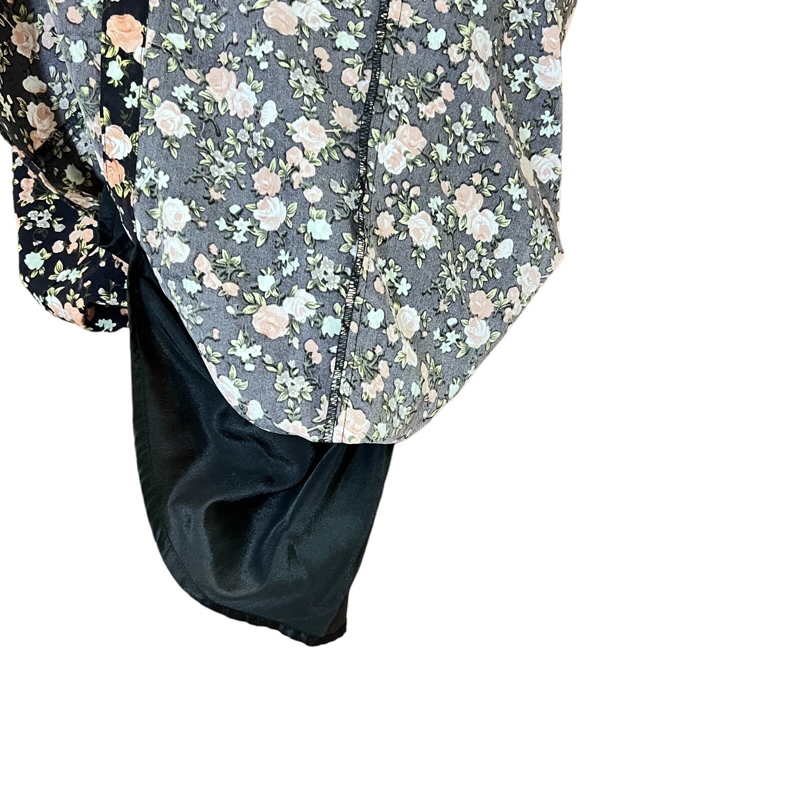 Pins and Needles UO Caged Cut Out Waist Maxi Dress Button Front Floral Sz 4 READ