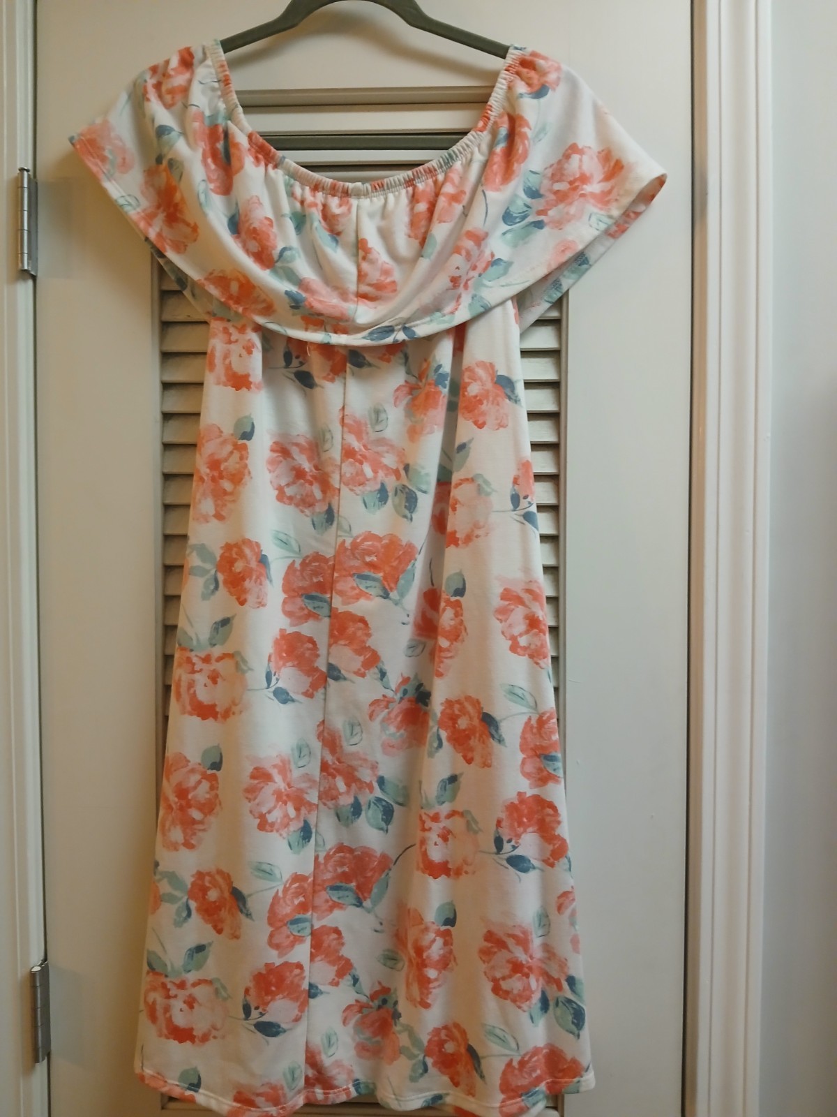 7th Ray Dress made in USA Size Small Off Shoulder Pockets Whimsical Festival
