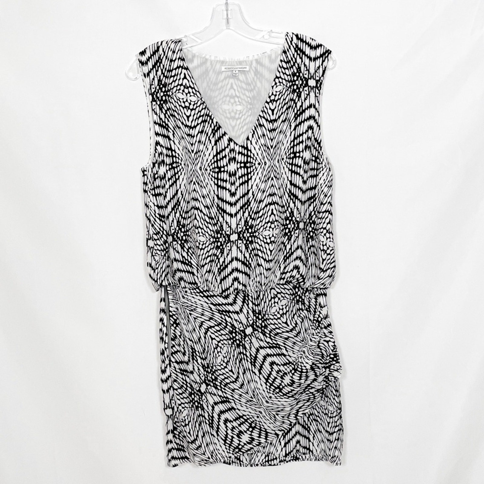 Rebecca Minkoff Silk Geometric Print Dress, EUC, Size 4, MSRP $398