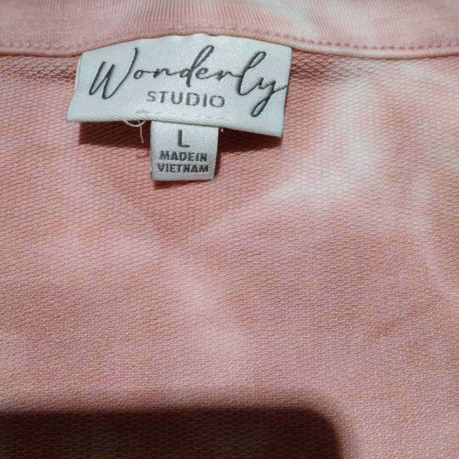 Wonderly Studio Tank Top Dress Peach Tye Die Large