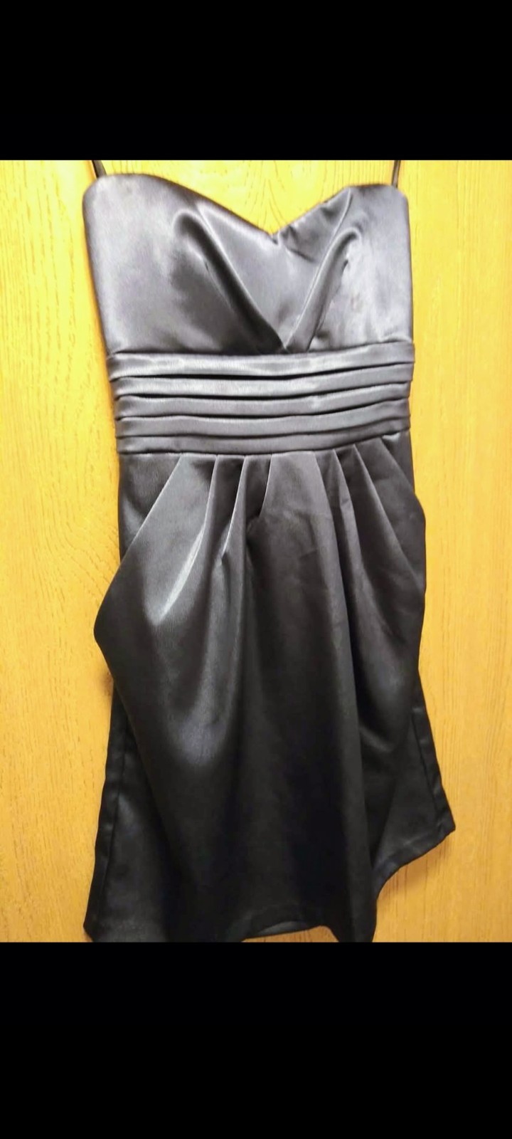 As U Wish Strapless Maxi Dress Tie Back