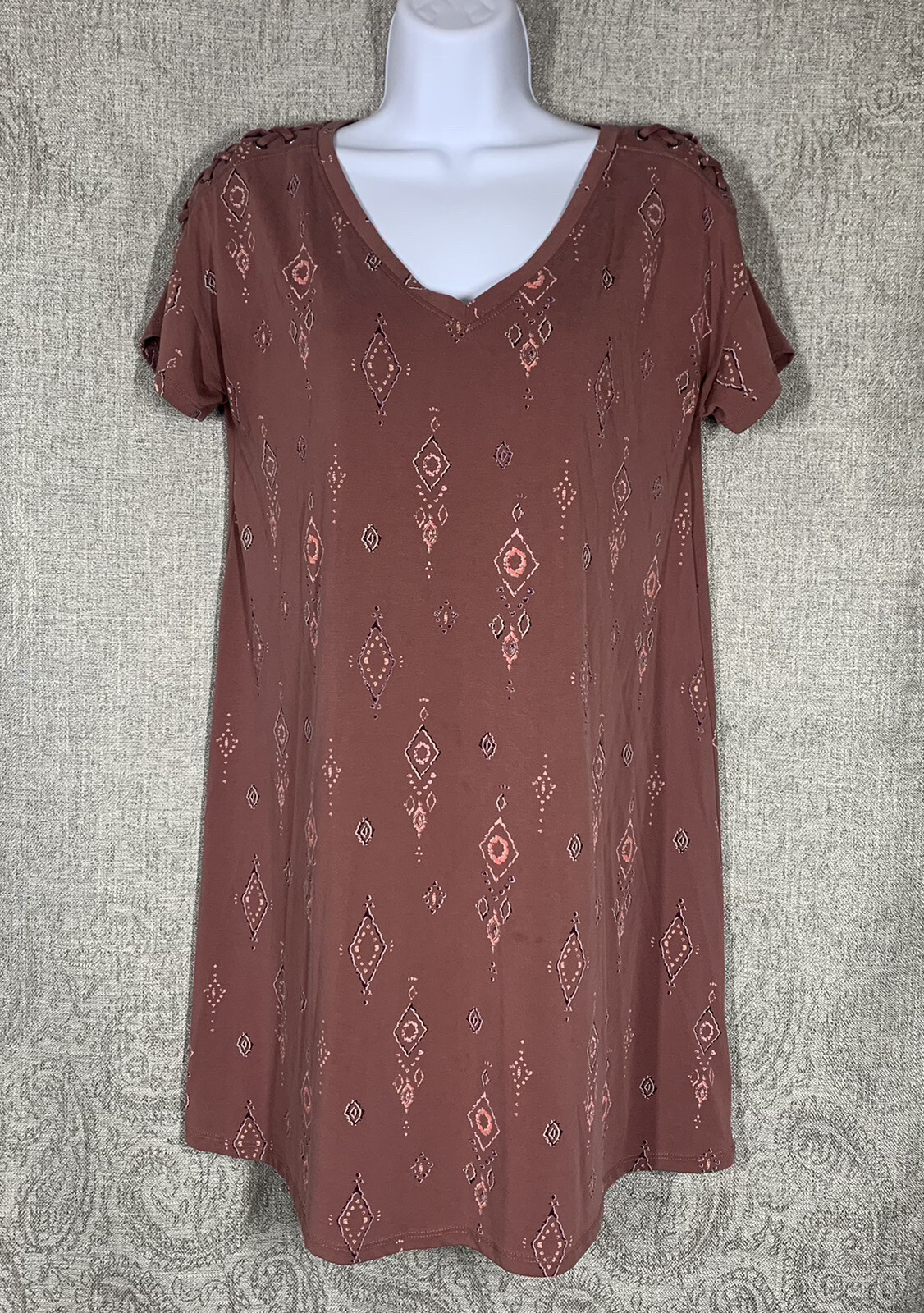 MUDD Aztec Mini Trapeze Dress Women’s Size Small Super Soft BOHO