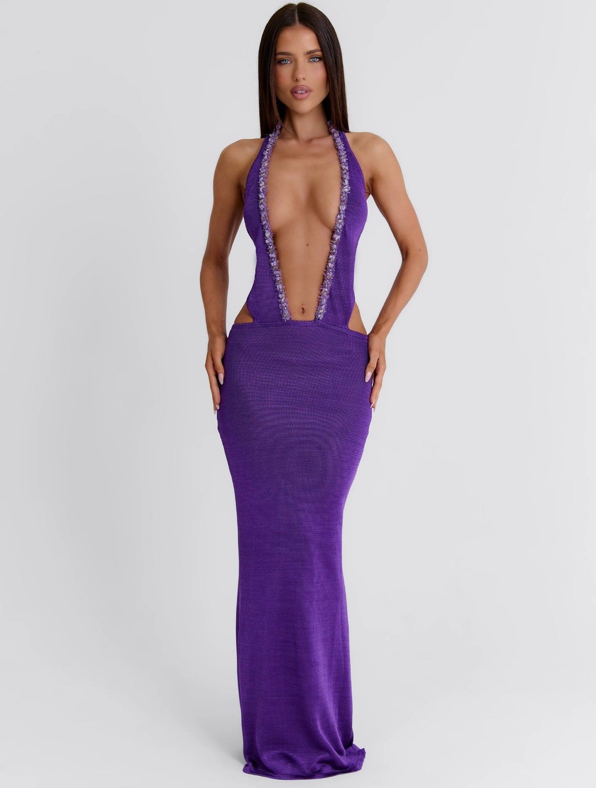 Outcast Women’s Iriss Maxi Dress Purple M