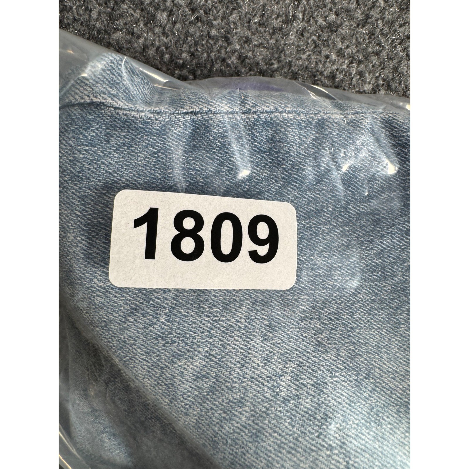 SpongeBob SquarePants Rainbow Denim Overall Dress Womens Medium Light Wash Blue