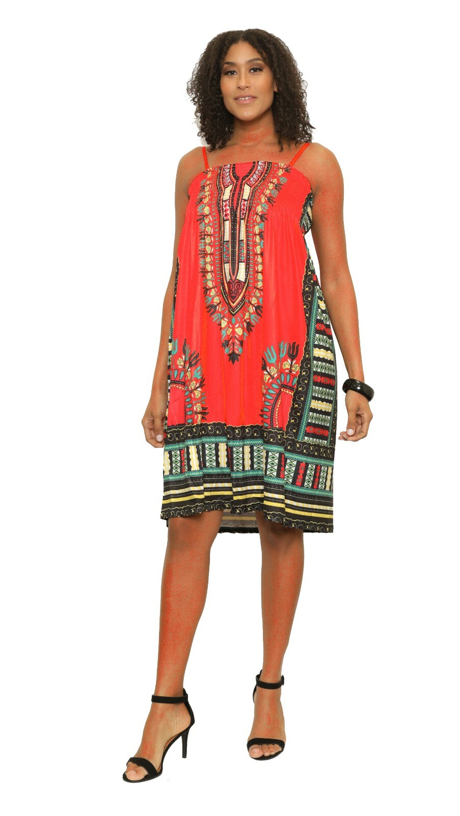Short Sexy Womens Sleeveless Smoking Dashiki Dress Spaghatti Strap Dashiki Dress