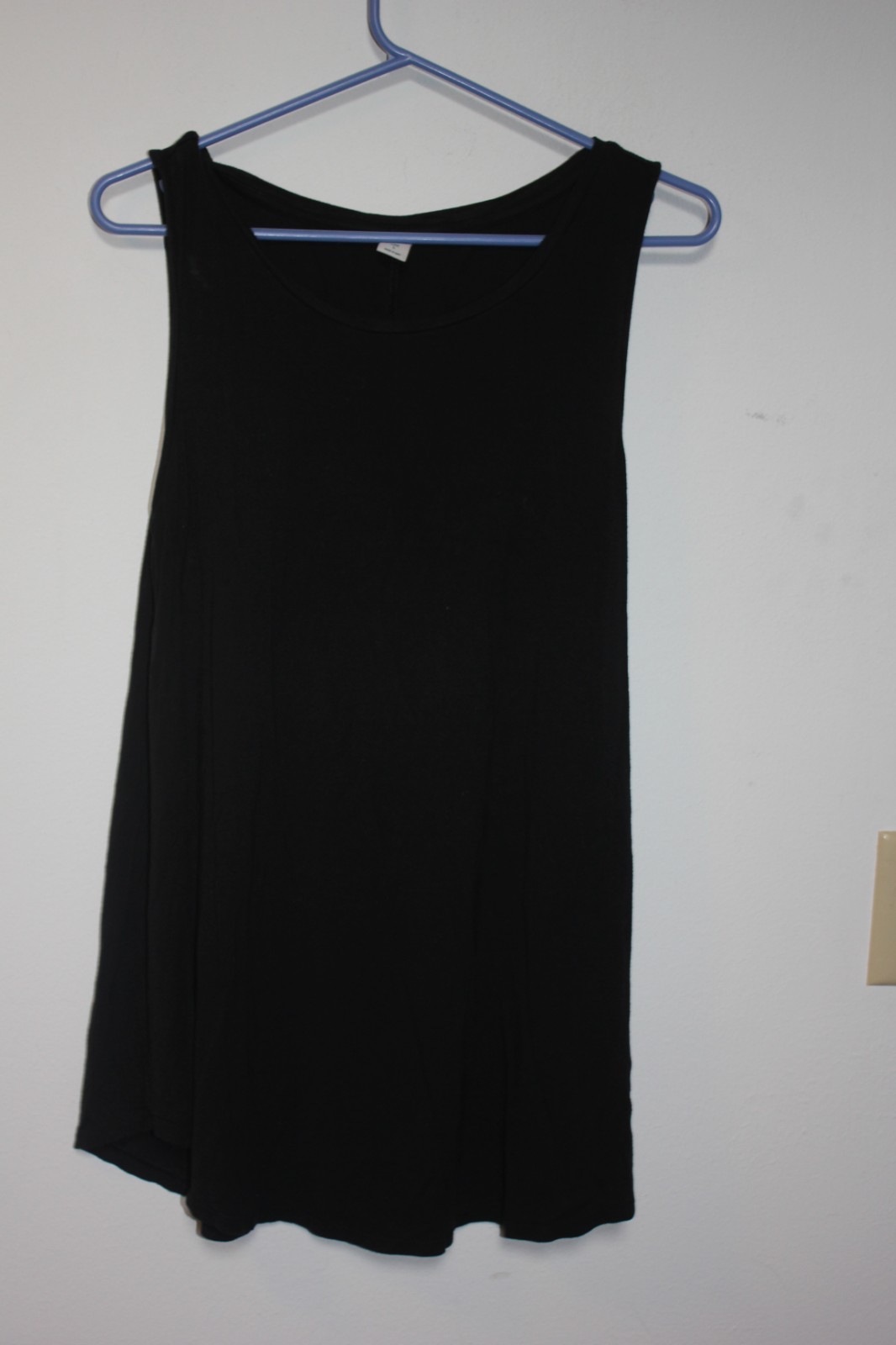 Old Navy Black Above the Knee Sleeveless Scoop Neck Dress Sz L