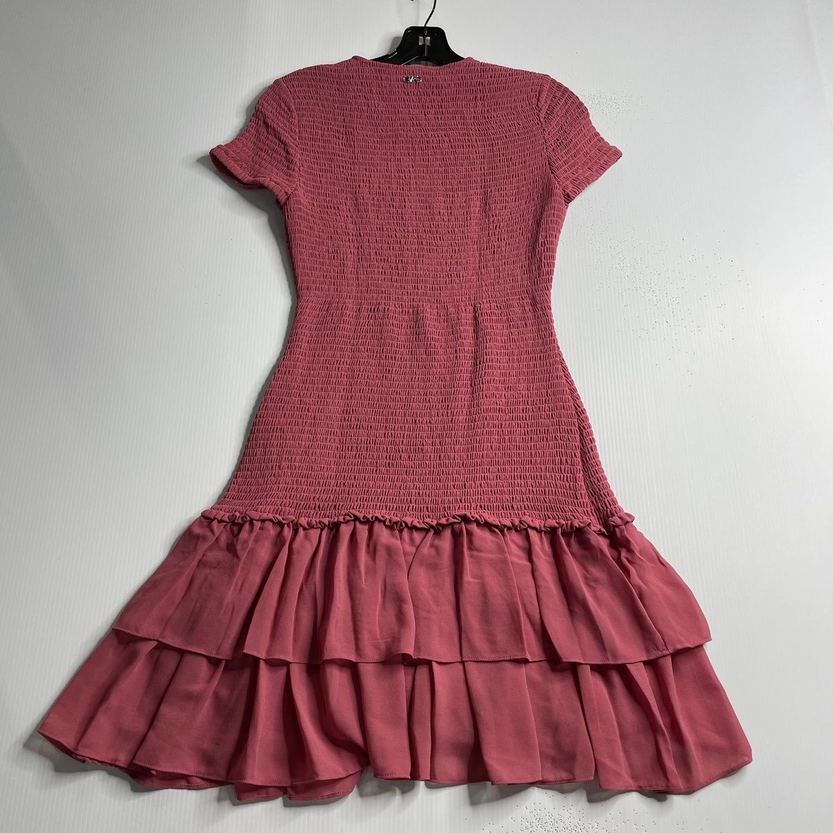 MICHAEL MICHAEL KORS Smocked Georgette Ruffle Dress Women’s Size S