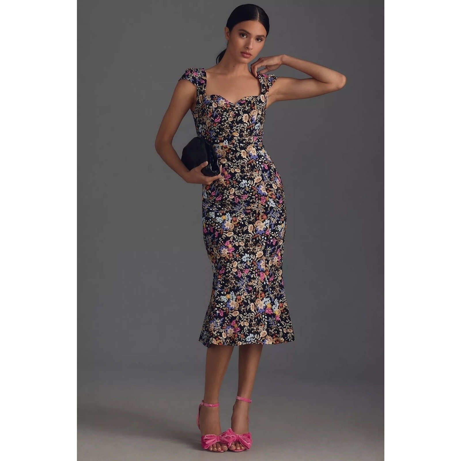 NWT❤️Anthro The Cecily Fit & Flare Sweetheart Dress by Maeve szL