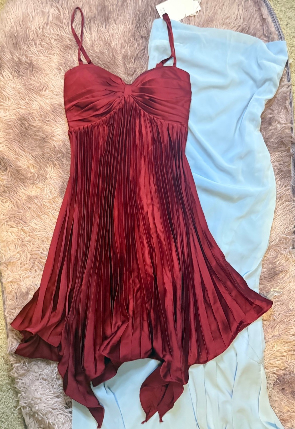 Cocktail Dress Bundle 2 Pieces Size 6 NEW Red and Blue Party Cocktail Wedding