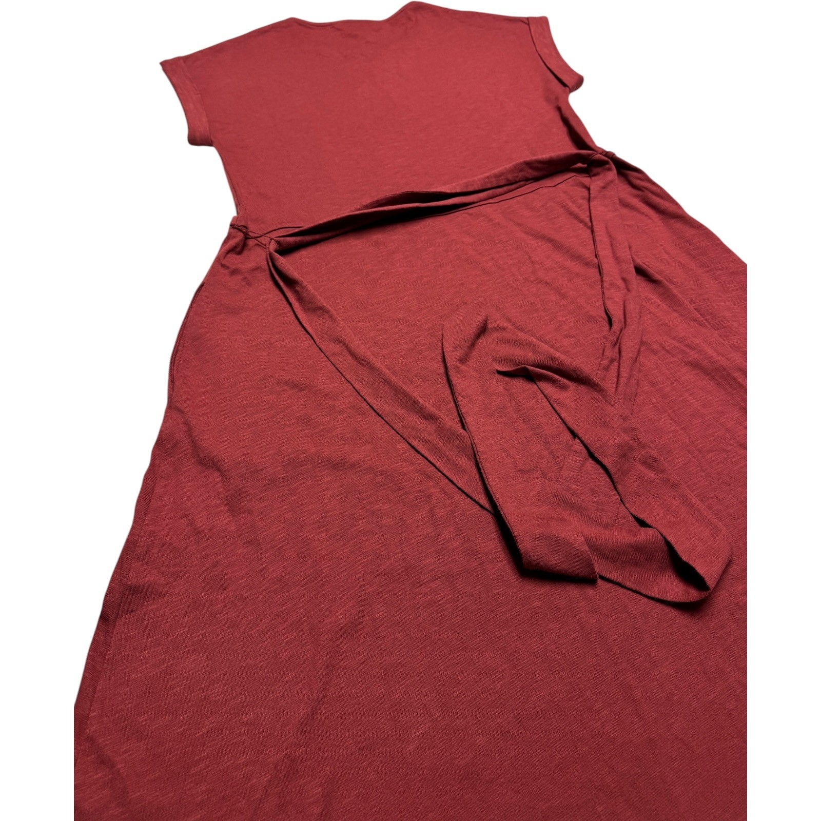Boden Eve Jersey Midi Dress Beet Red Women’s US 6R Cotton Blend NWT