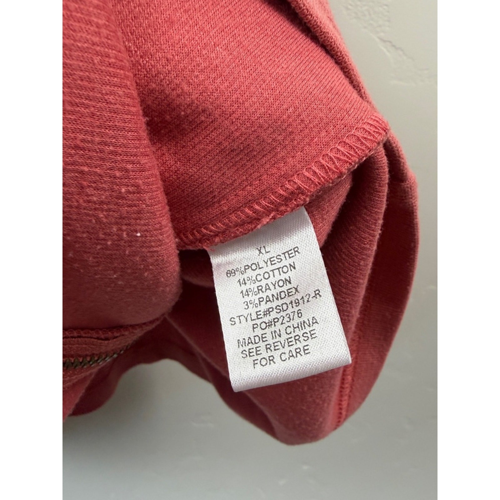 Roolee Dusty Rose Zip Front Overall Dress XL