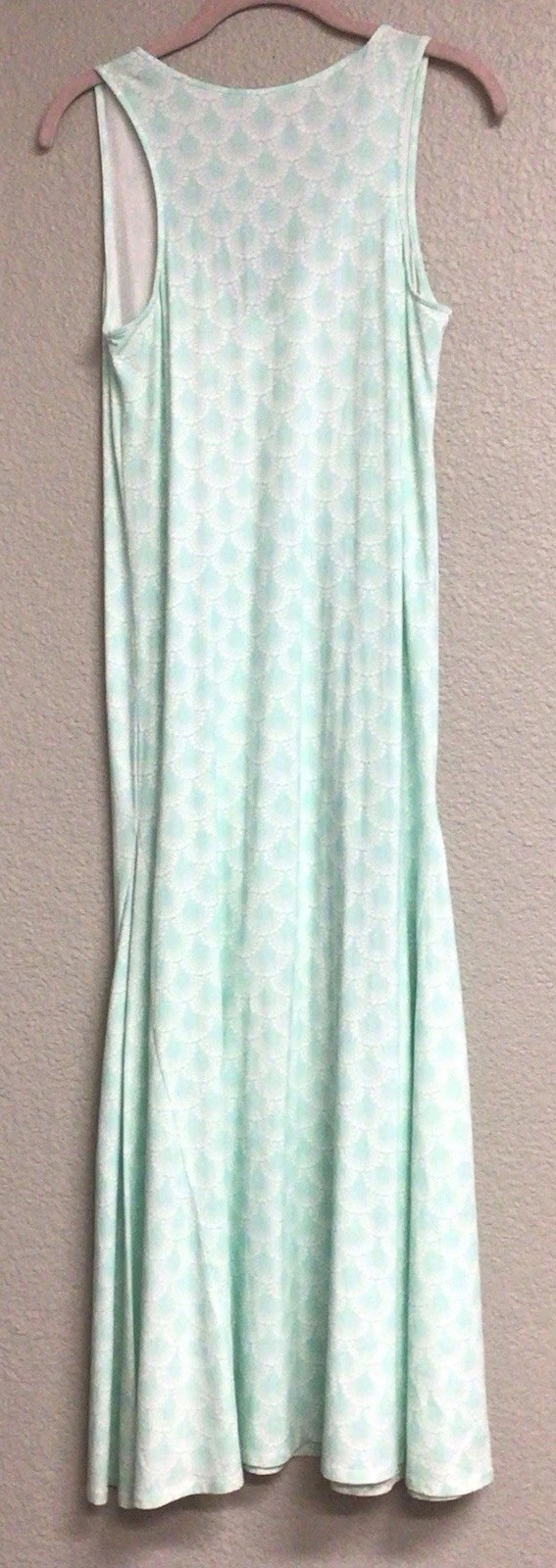 Peter Millar Carner Sleeveless Maxi Dress Womens Green Performance Size Small