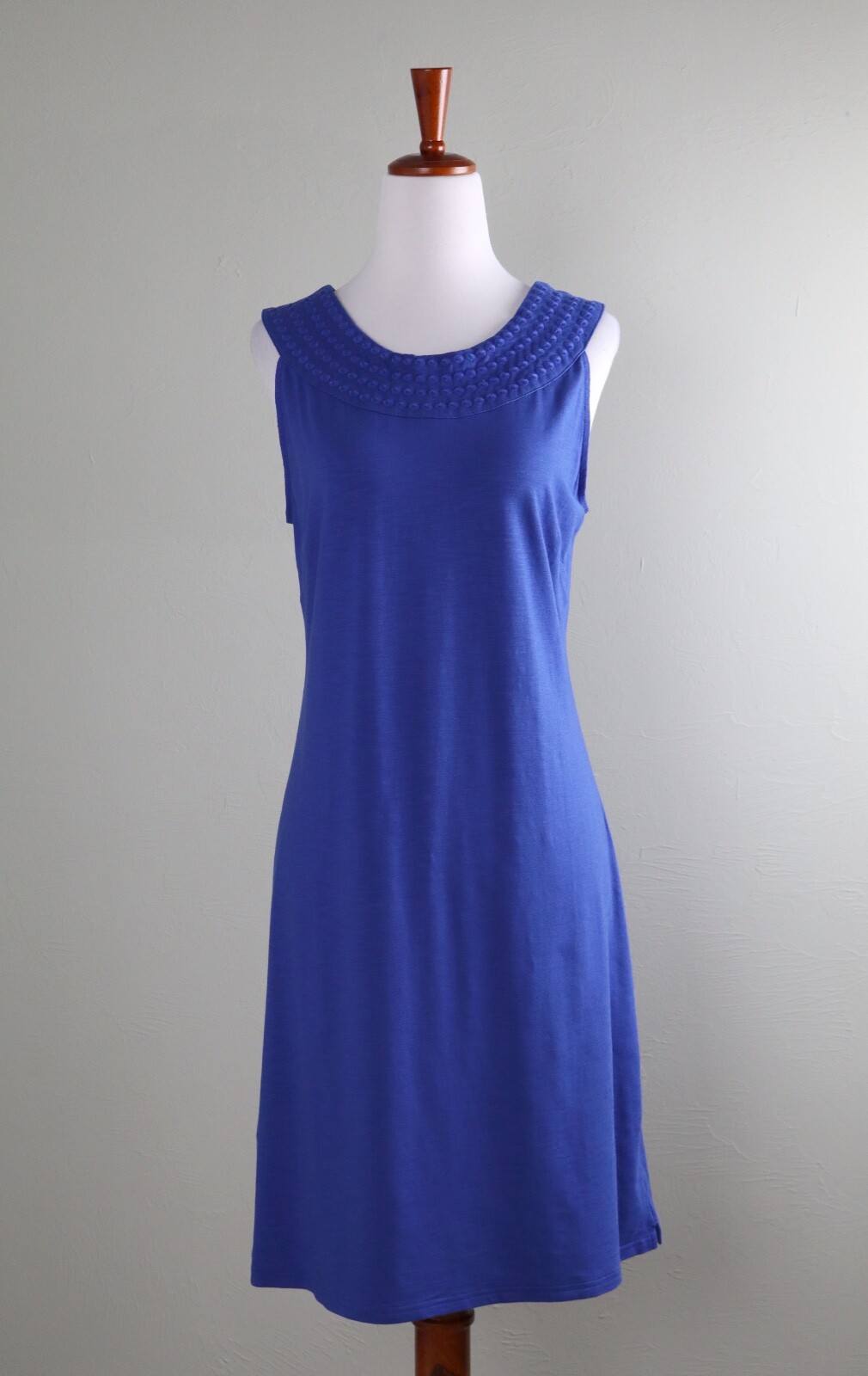 TOMMY BAHAMA NWT $99 Pearl Embroidered Shift Tank Dress in Old Royal Size Small