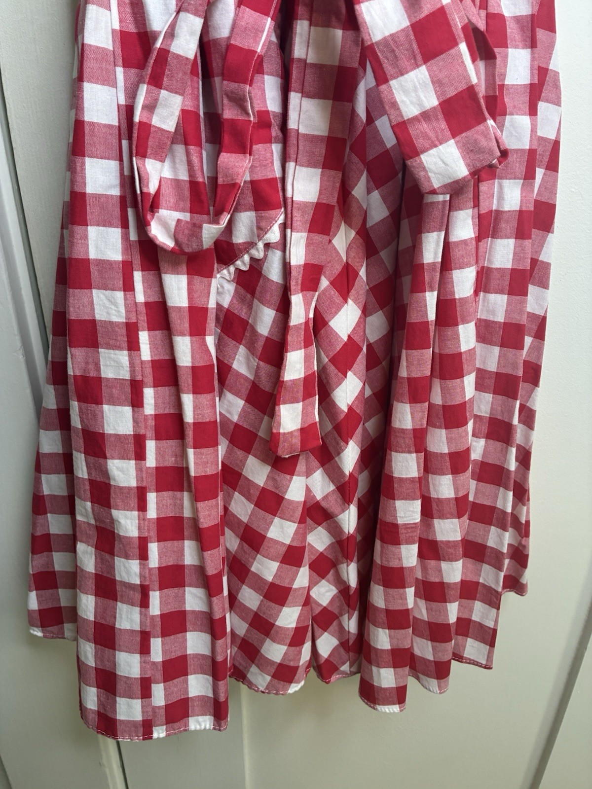 Bernie Dexter Gingham Check Retro Style Dress Made In USA Women’s Medium