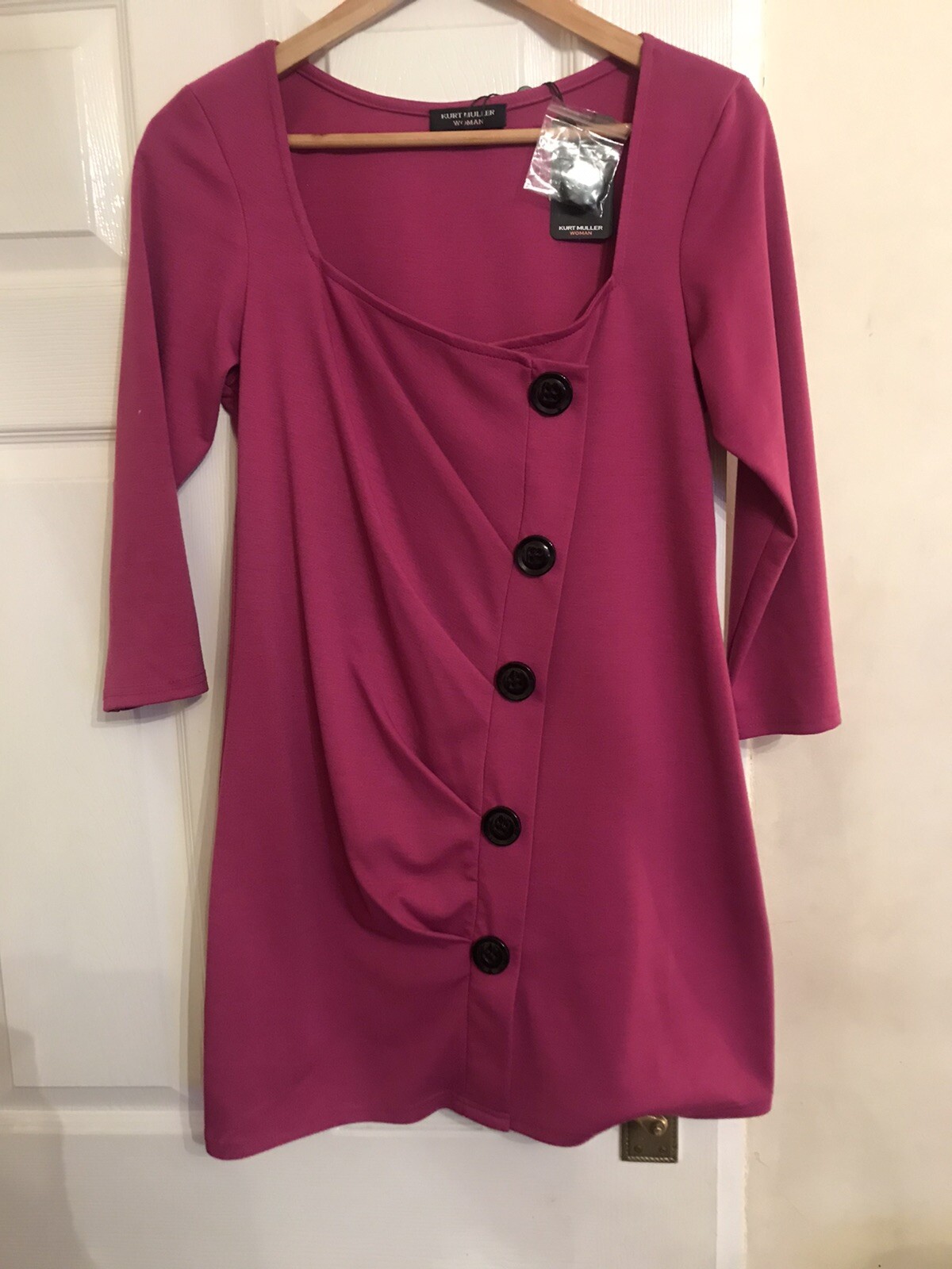 Womens Kurt Muller Pink Dress Size14 New
