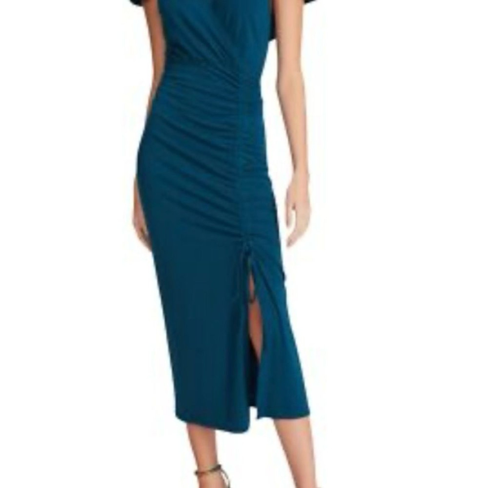 Betsey Johnson flutter sleeve ribbed Dress