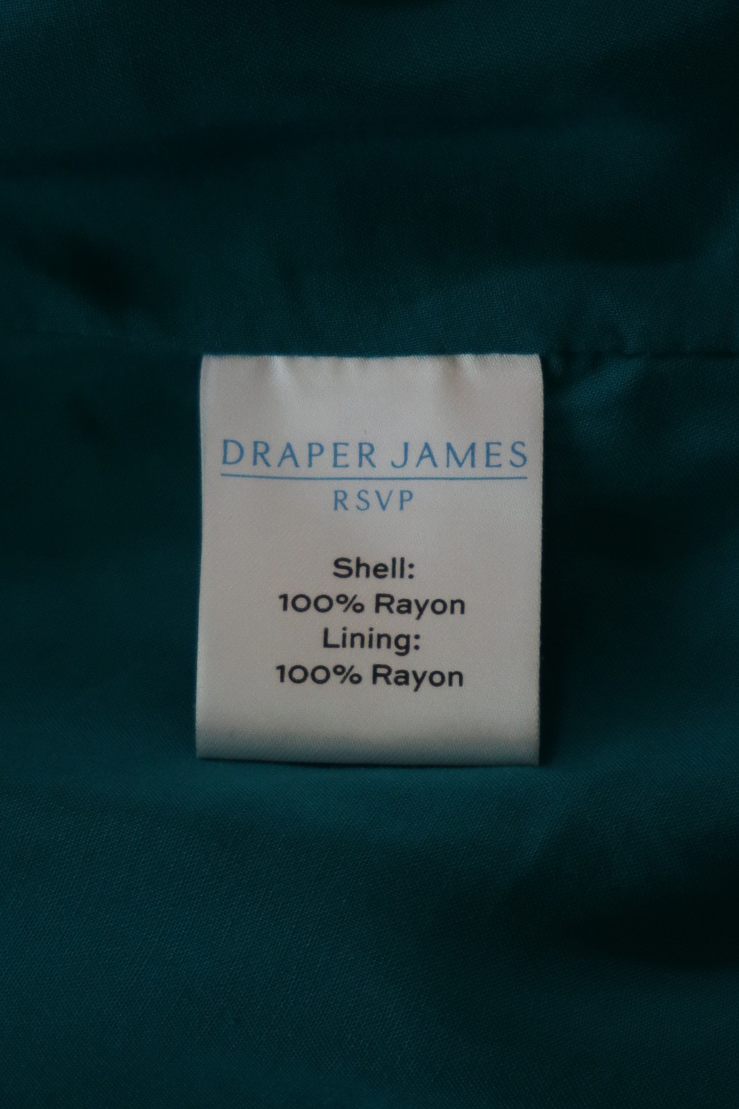 Draper James RSVP Teal Green Floral Short Batwing Sleeve Wrap Dress Women XXL