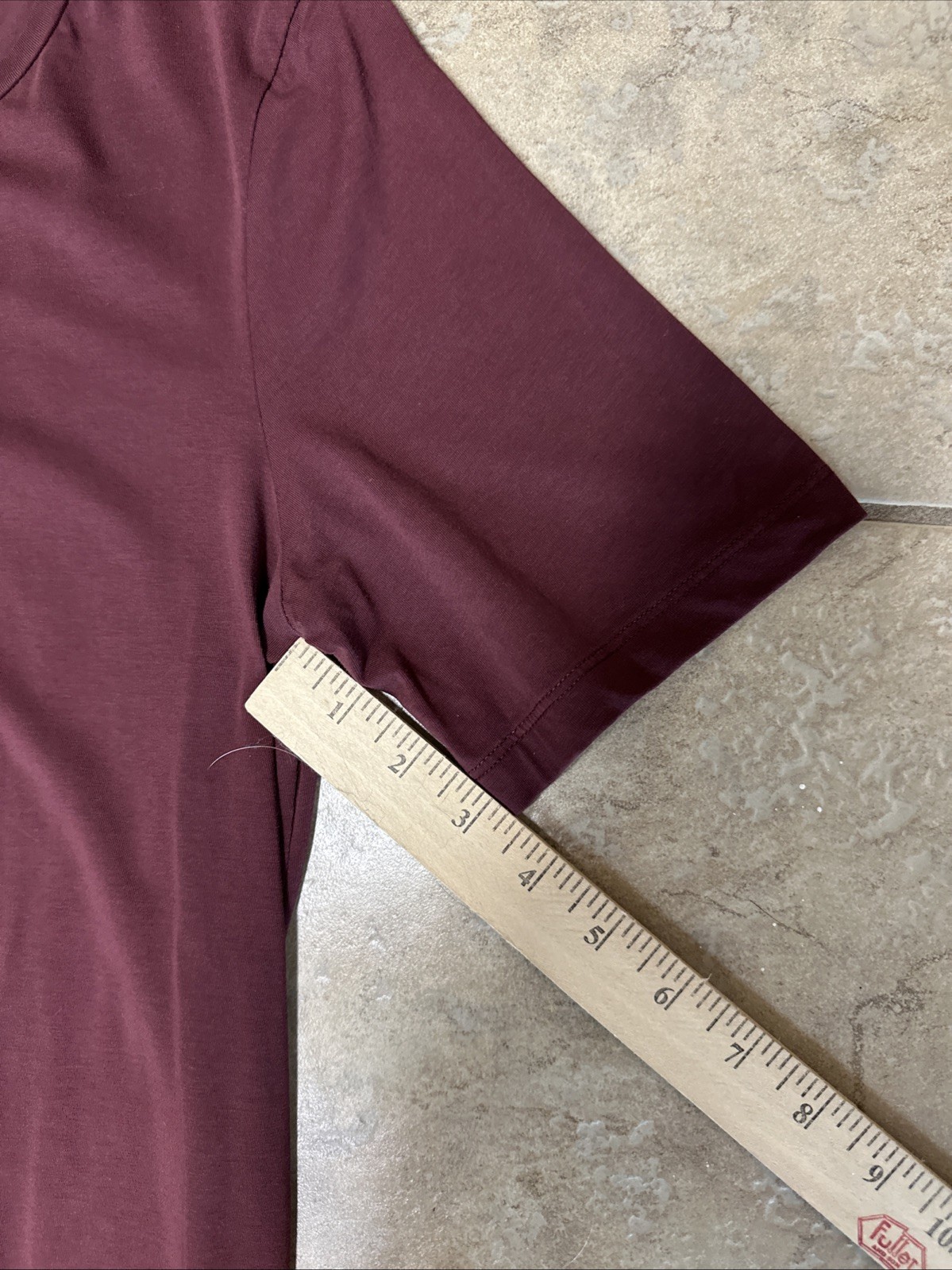 Mod Ref Burgundy Size Medium Maxi With Side Slits A118