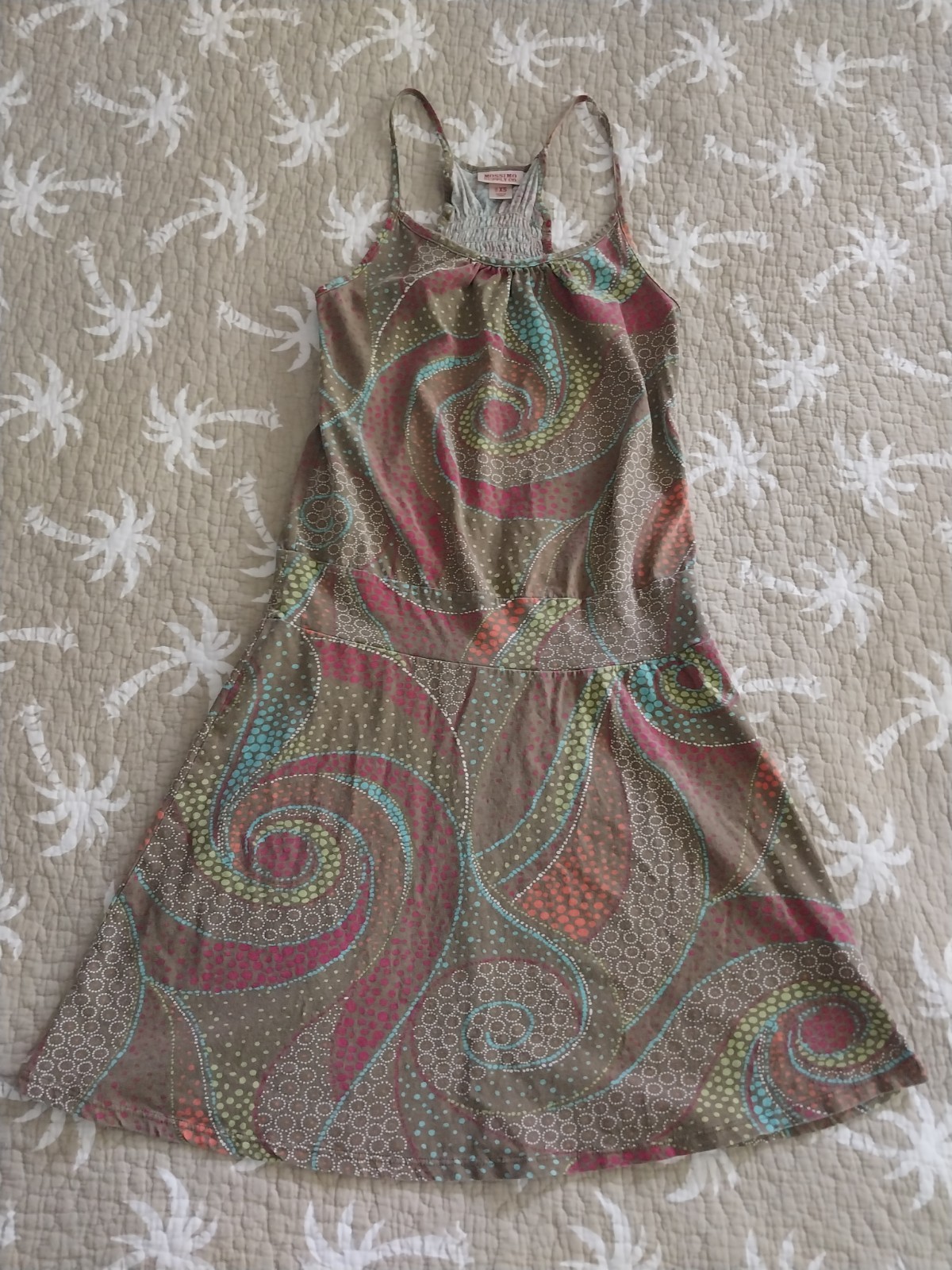 Mossimo Supply Co Colorful Spagetti Strap Sun Dress Women’s XS