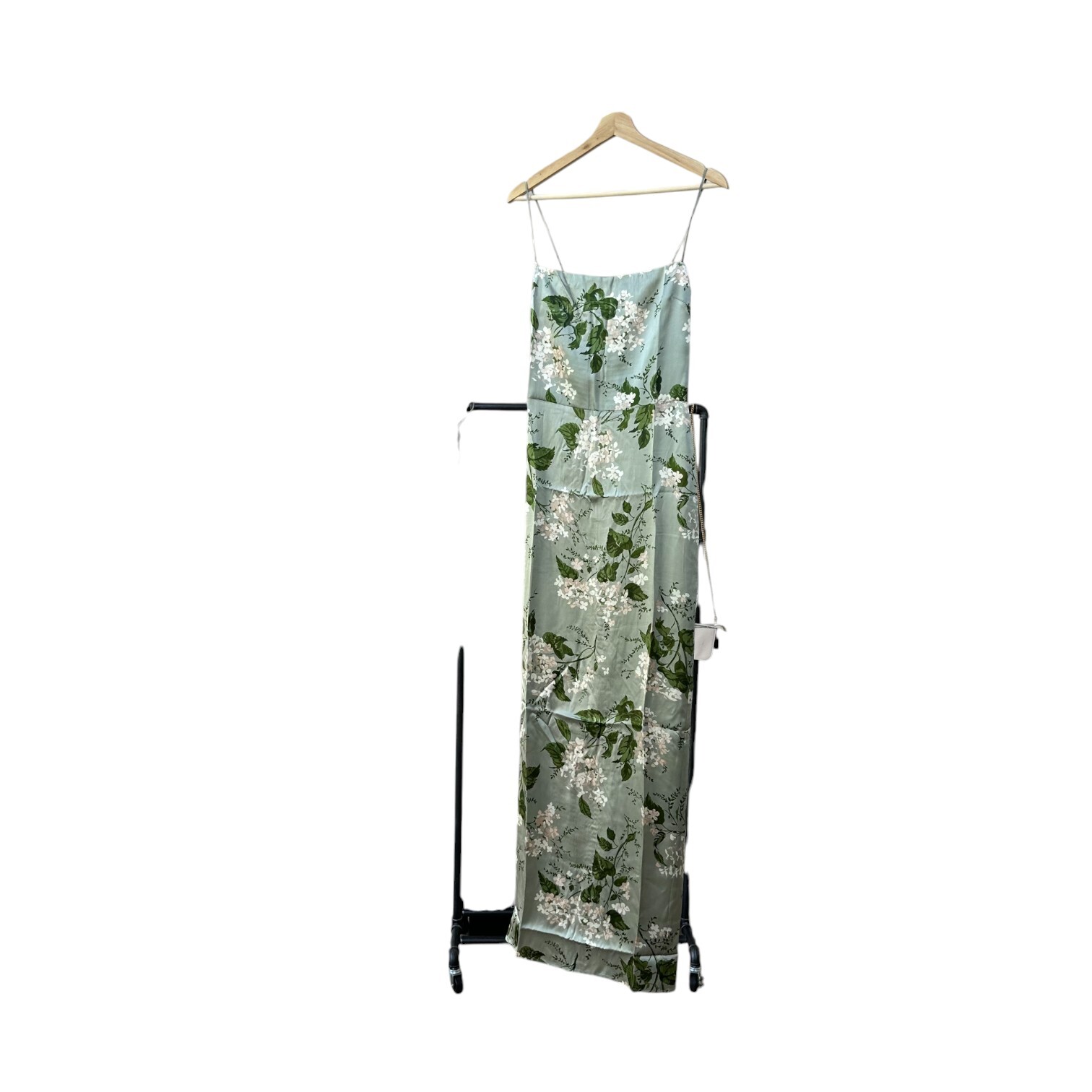 Reformation Frankie Silk Dress Tea Garden