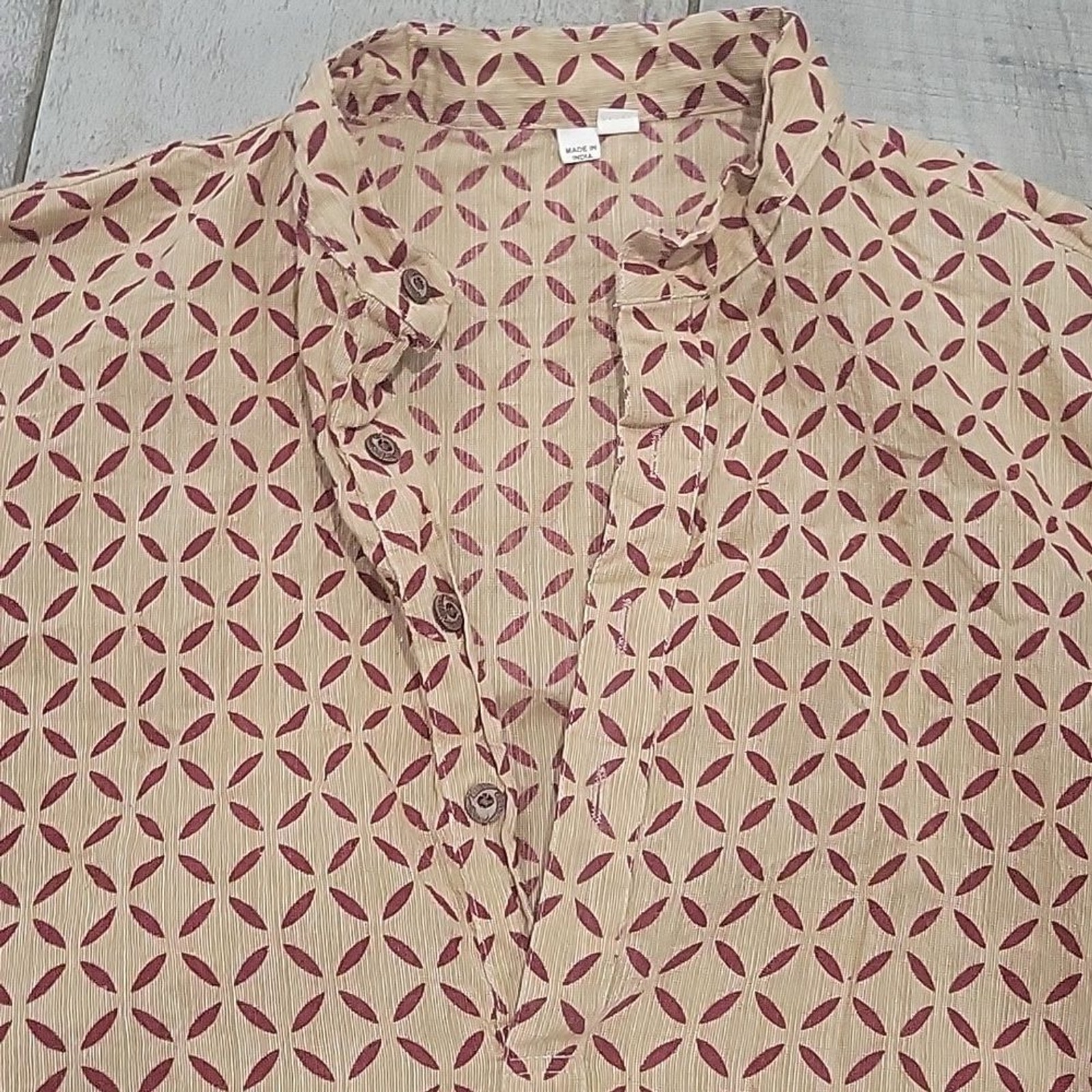 Unknown source 100% organic cotton from India dress with pockets size small