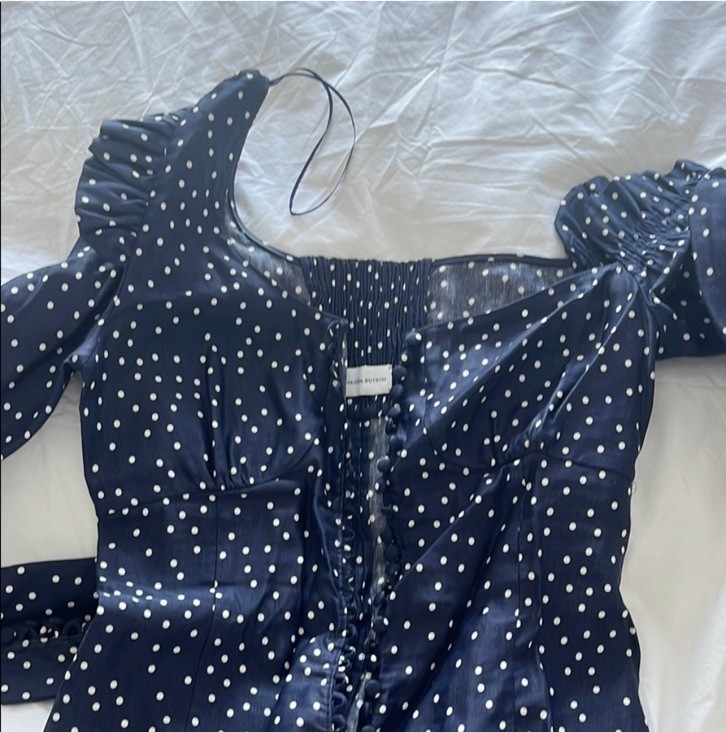 Magda butrym polkadot mini dress
