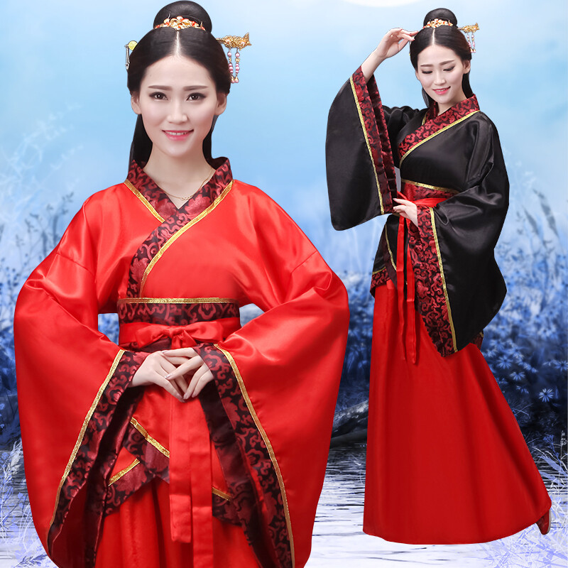 Oriental Chinese Traditional Dress Women Hanfu Performance Costume Adult Fairy