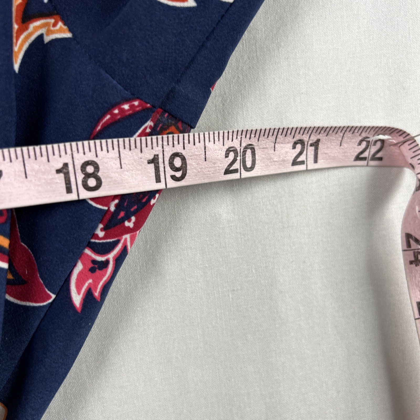 Liz Claiborne Dress Large Button Up Paisley Drawstring Waist Business Casual