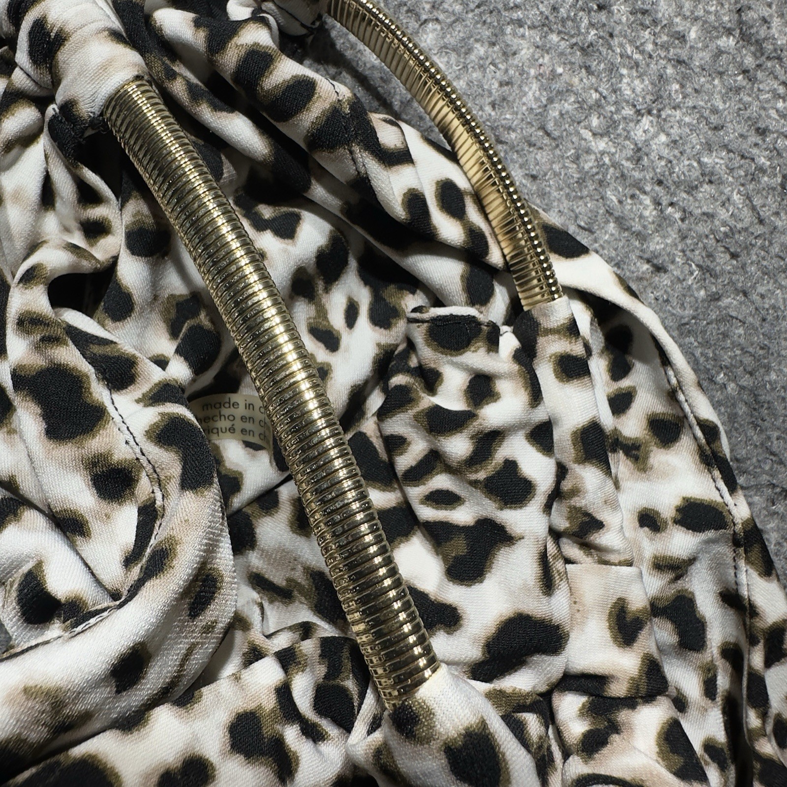 Calvin Klein Pullover Leopard Print Sleeveless Stretch Dress Sz 1X
