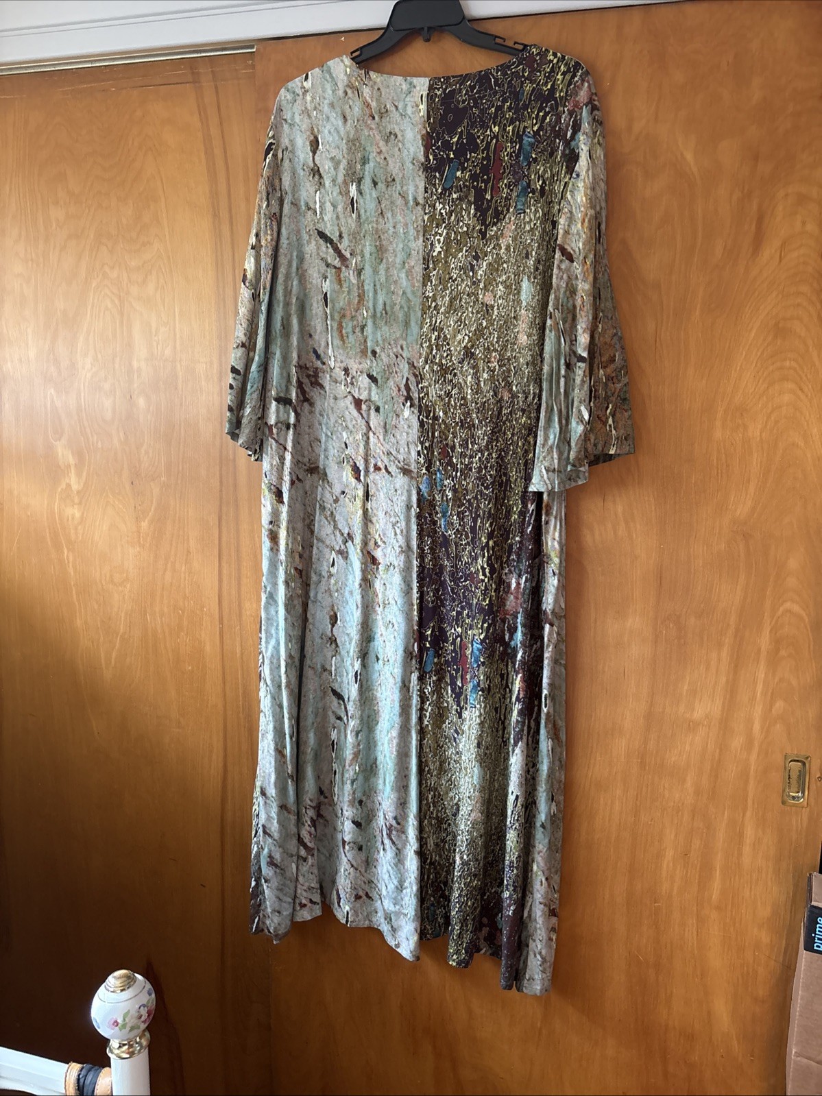 Bryn Walker Women’s Aqua Multi Plus Size 2X Maxi Dress